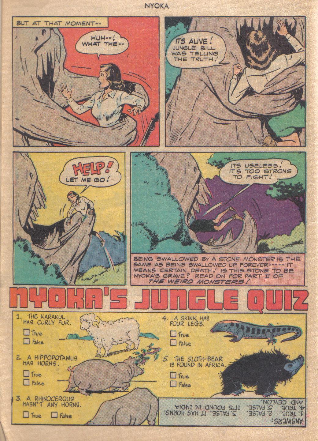 Read online Nyoka the Jungle Girl (1945) comic -  Issue #22 - 9