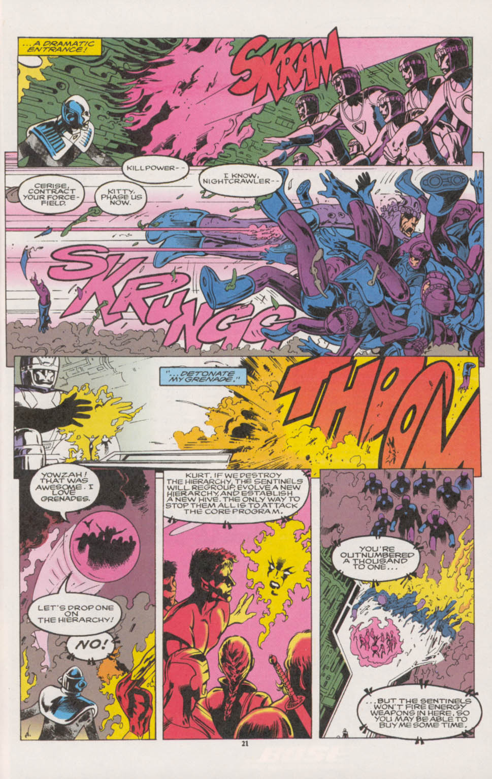 Read online Excalibur (1988) comic -  Issue #67 - 17