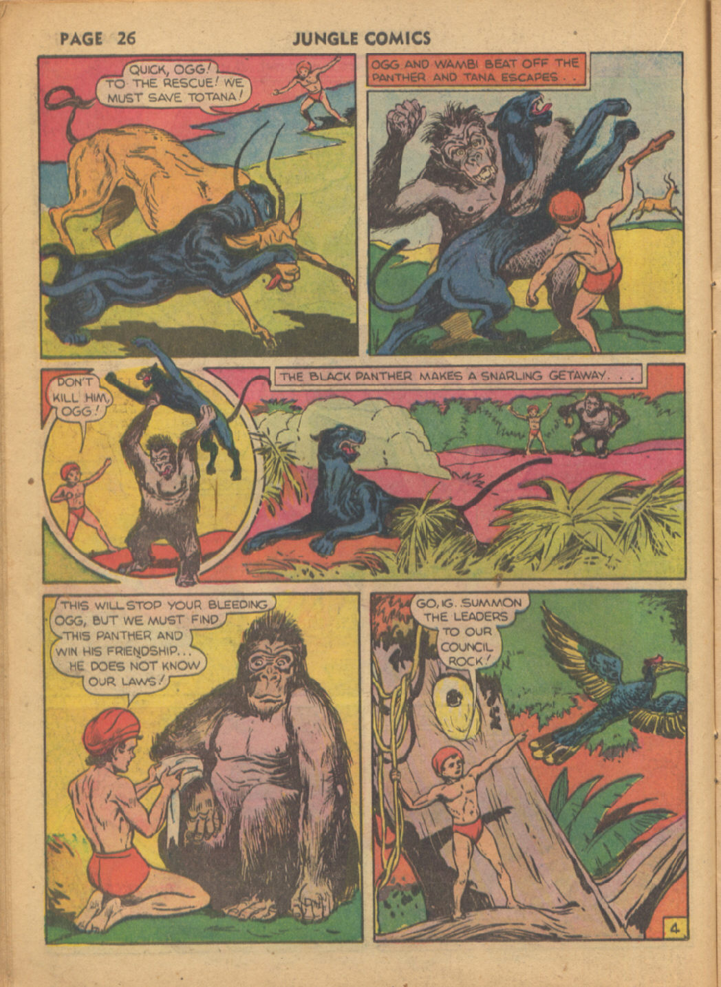 Read online Jungle Comics comic -  Issue #10 - 27