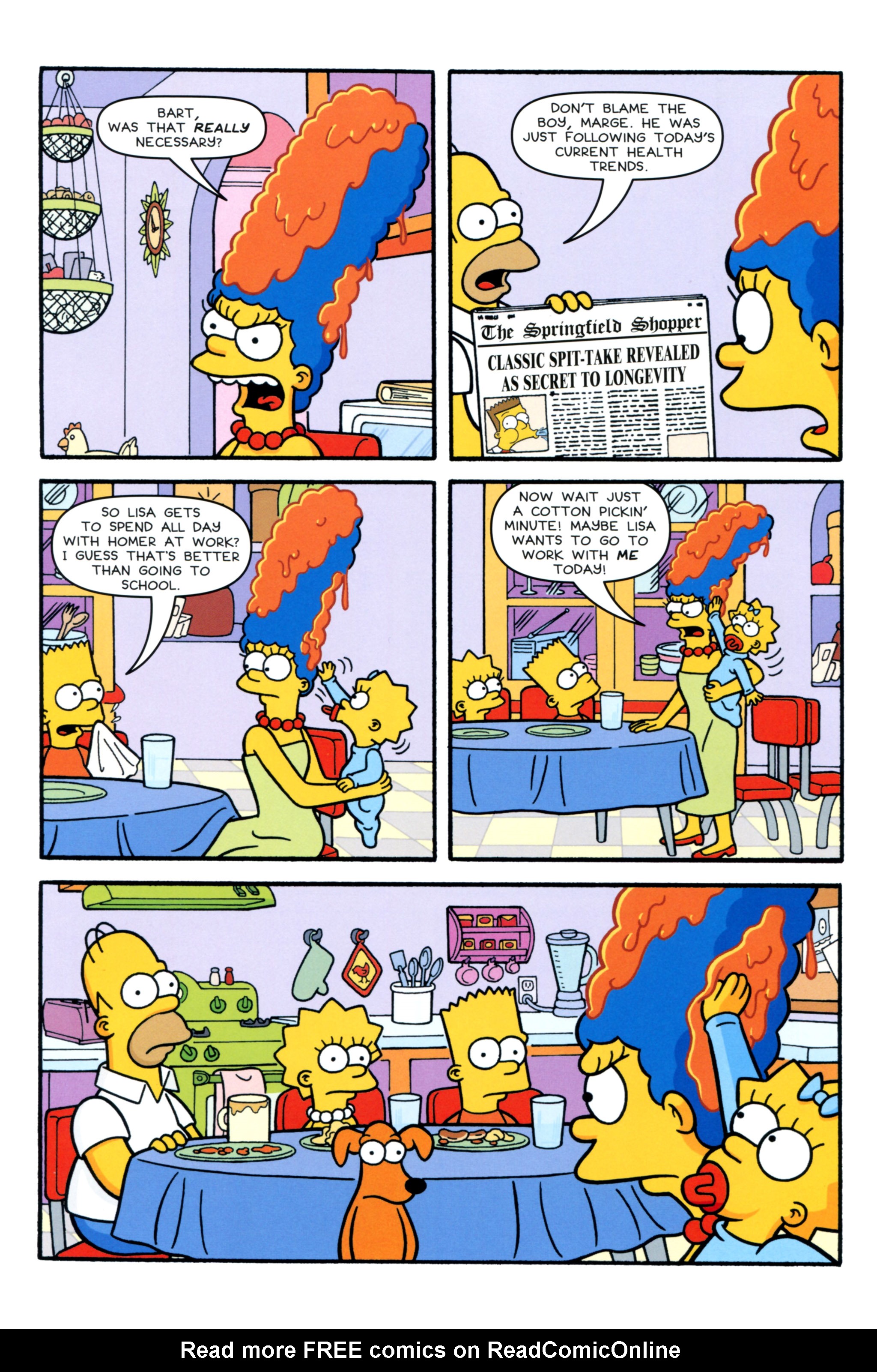 Read online Simpsons Comics comic -  Issue #216 - 4