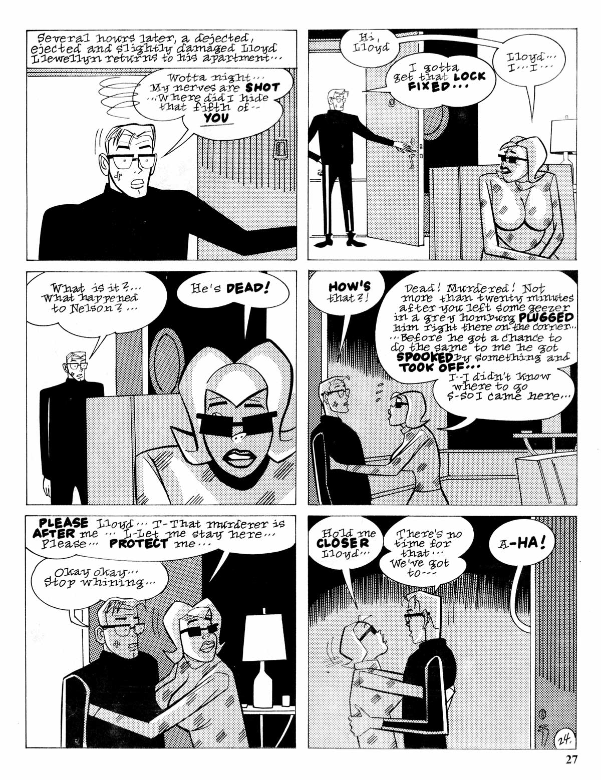Read online Lloyd Llewellyn comic -  Issue #3 - 29