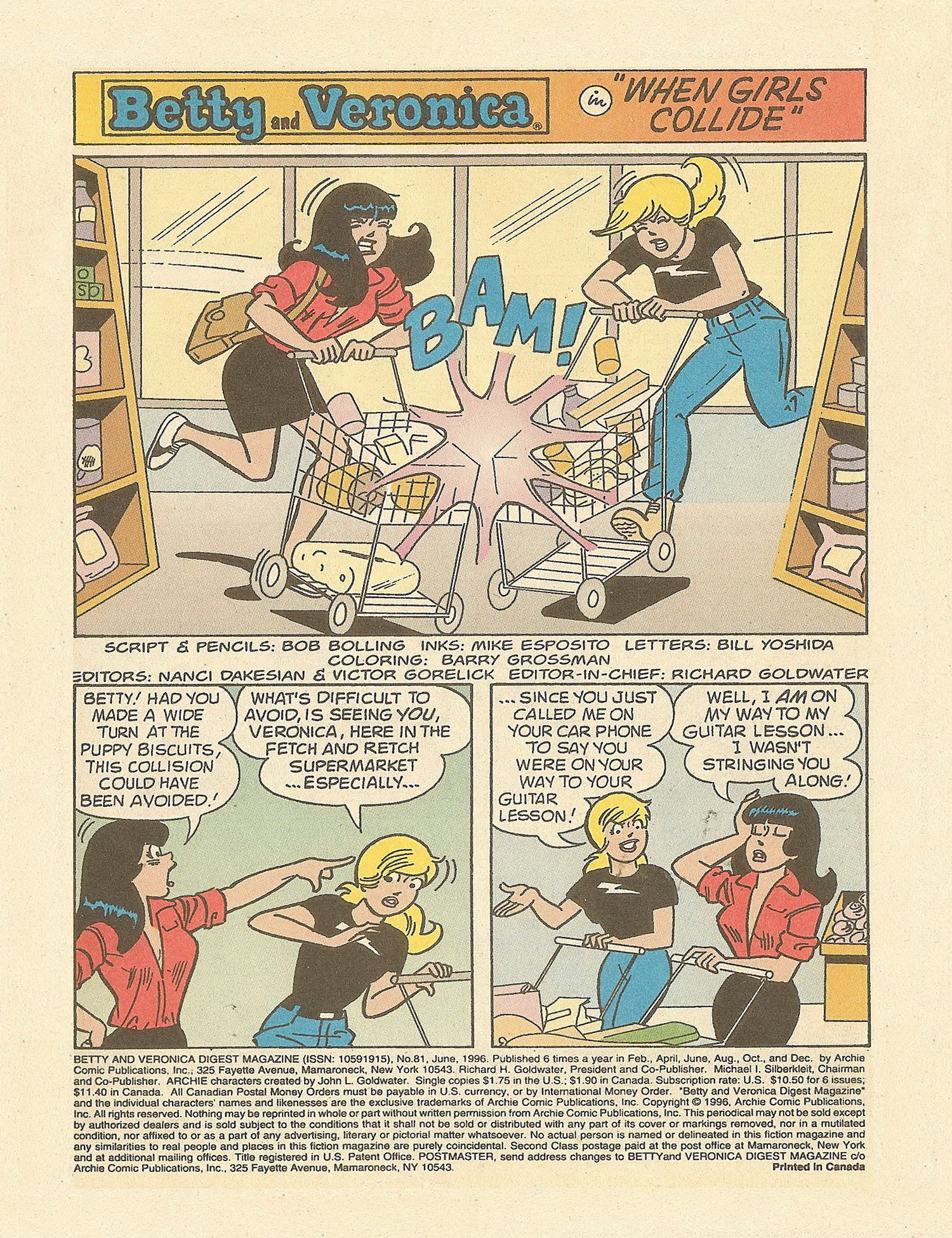 Read online Betty and Veronica Digest Magazine comic -  Issue #81 - 3