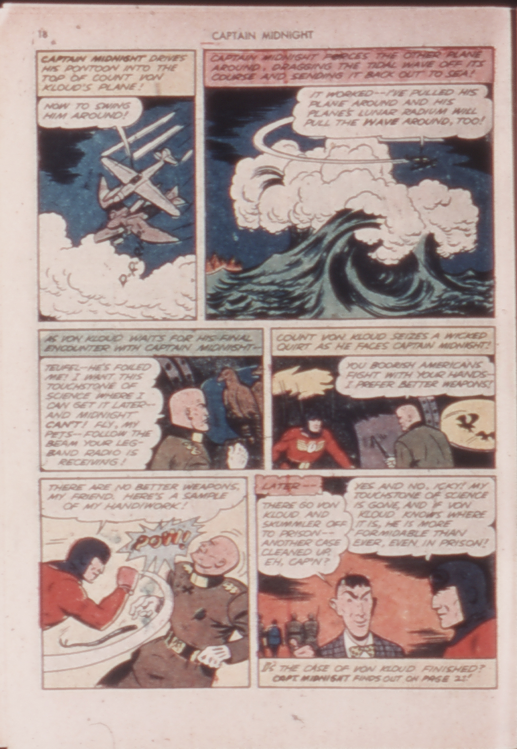 Read online Captain Midnight (1942) comic -  Issue #14 - 17