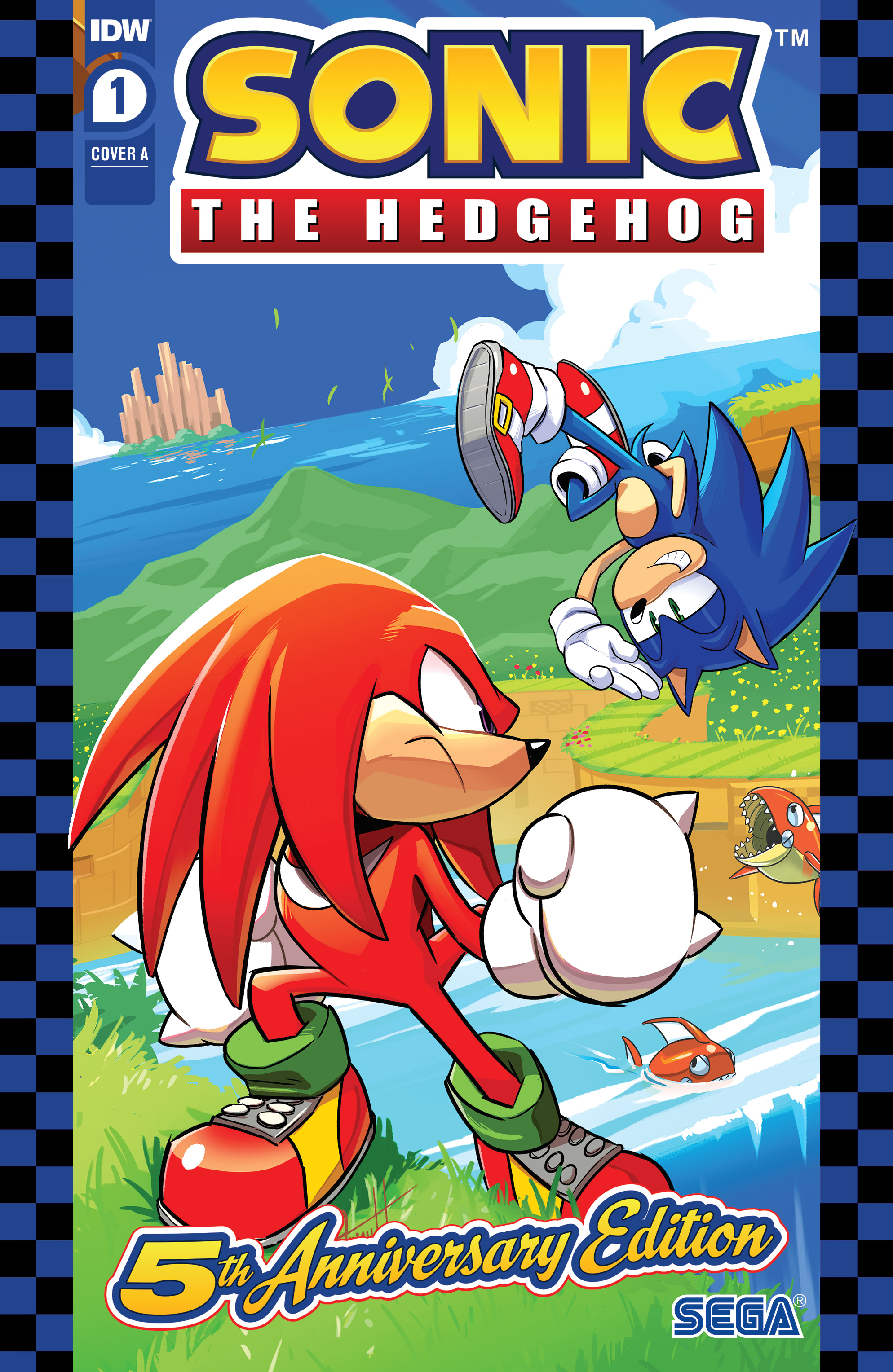 Read online Sonic the Hedgehog (2018) comic -  Issue # _5th Anniversary Edition - 1