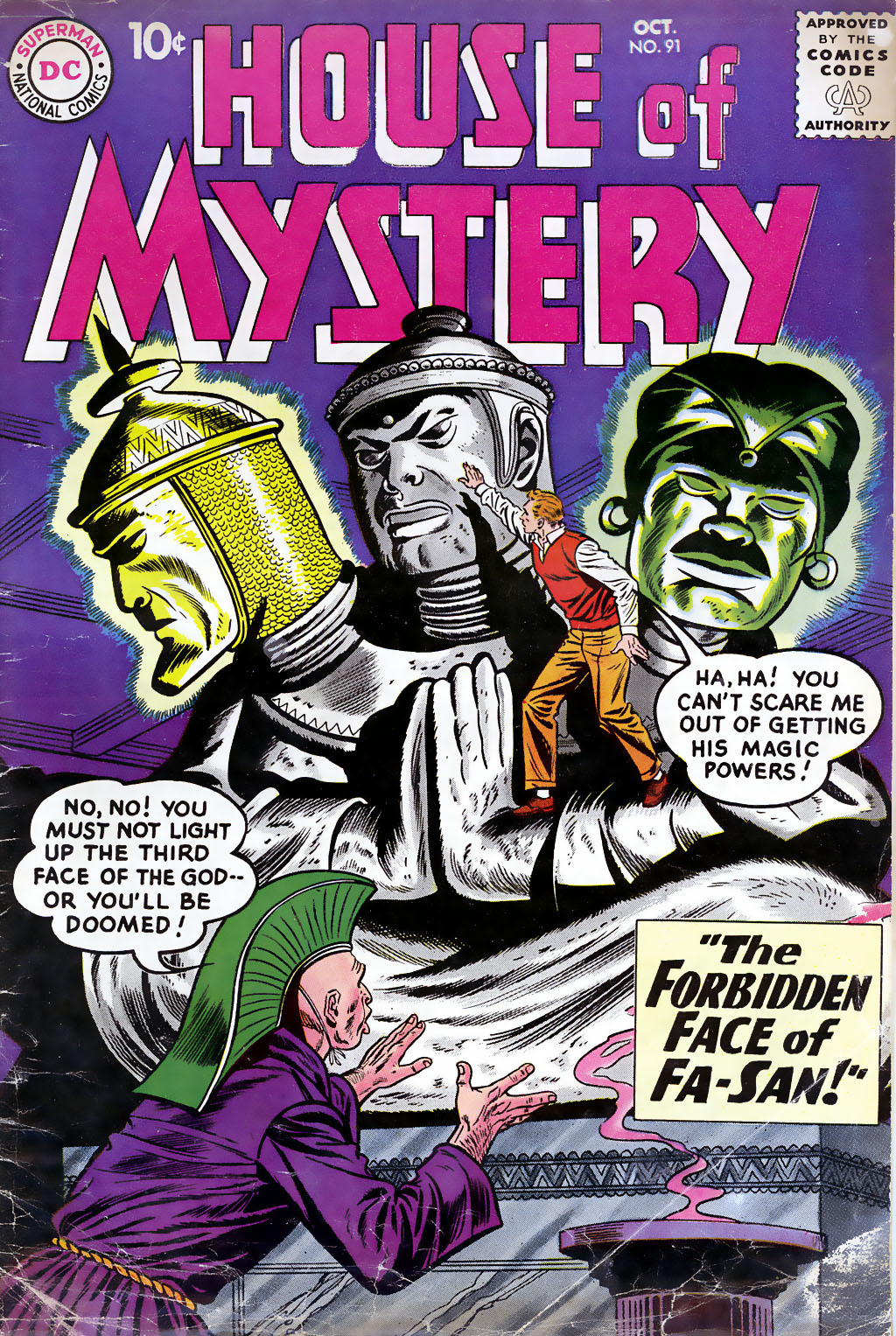 Read online House of Mystery (1951) comic -  Issue #91 - 1