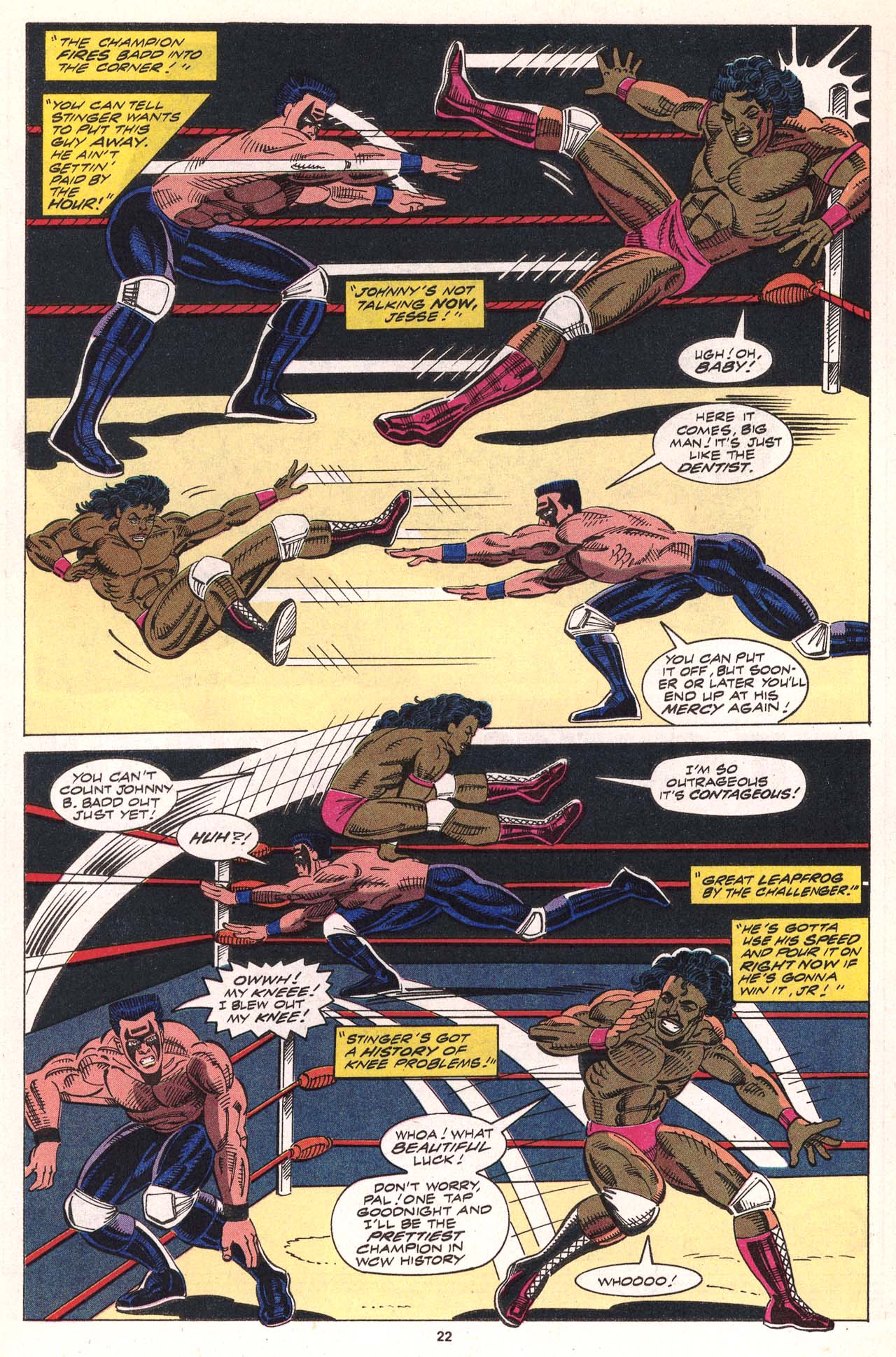 Read online WCW World Championship Wrestling comic -  Issue #10 - 23