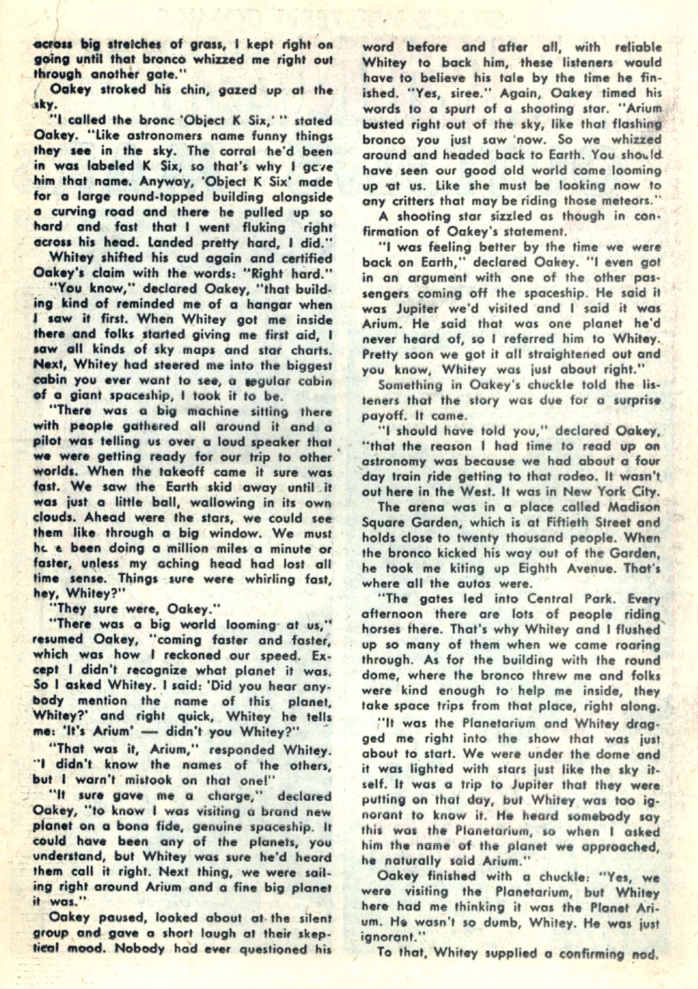 Read online Space Western Comics comic -  Issue #42 - 19