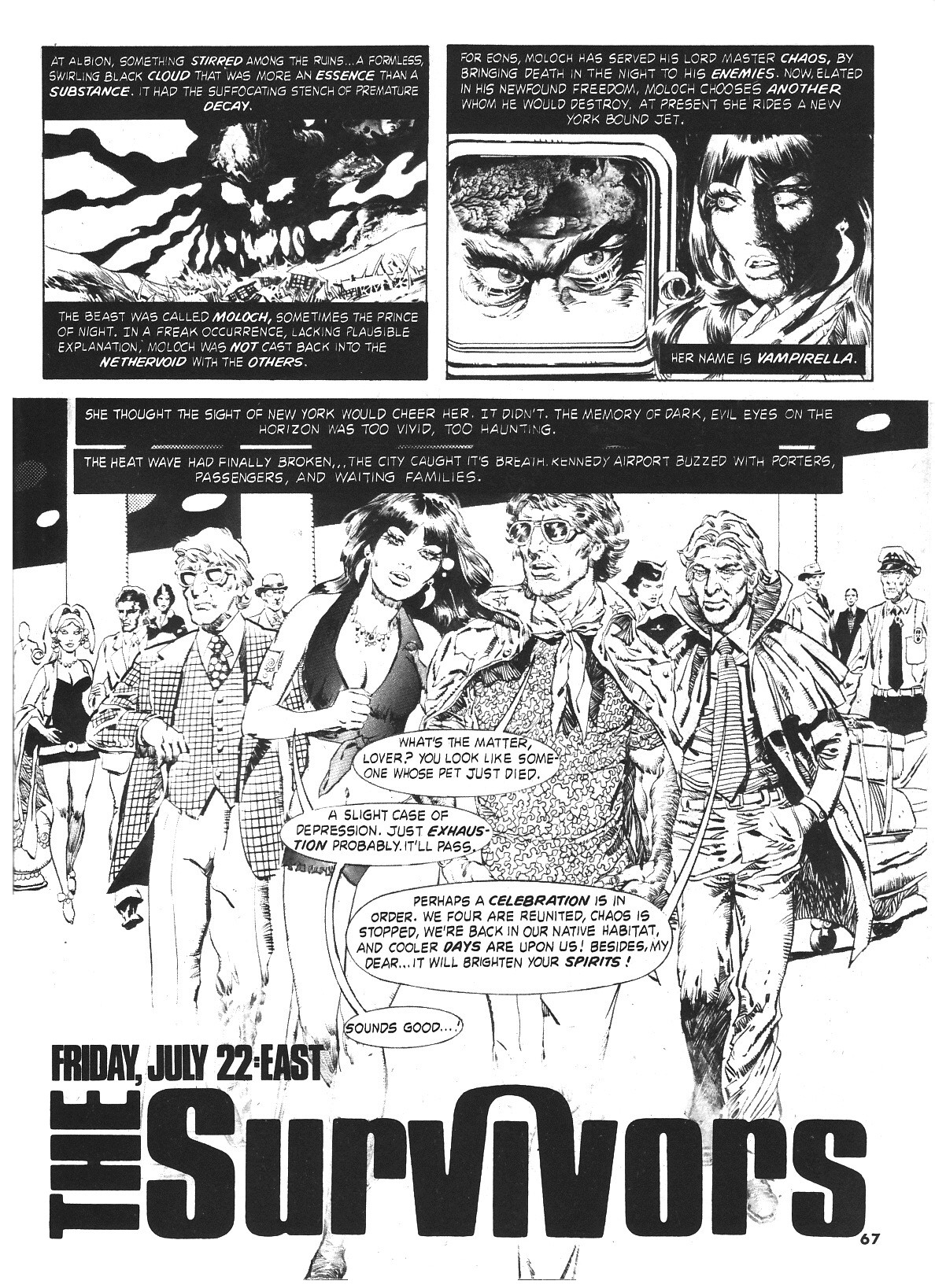 Read online Vampirella (1969) comic -  Issue #64 - 67