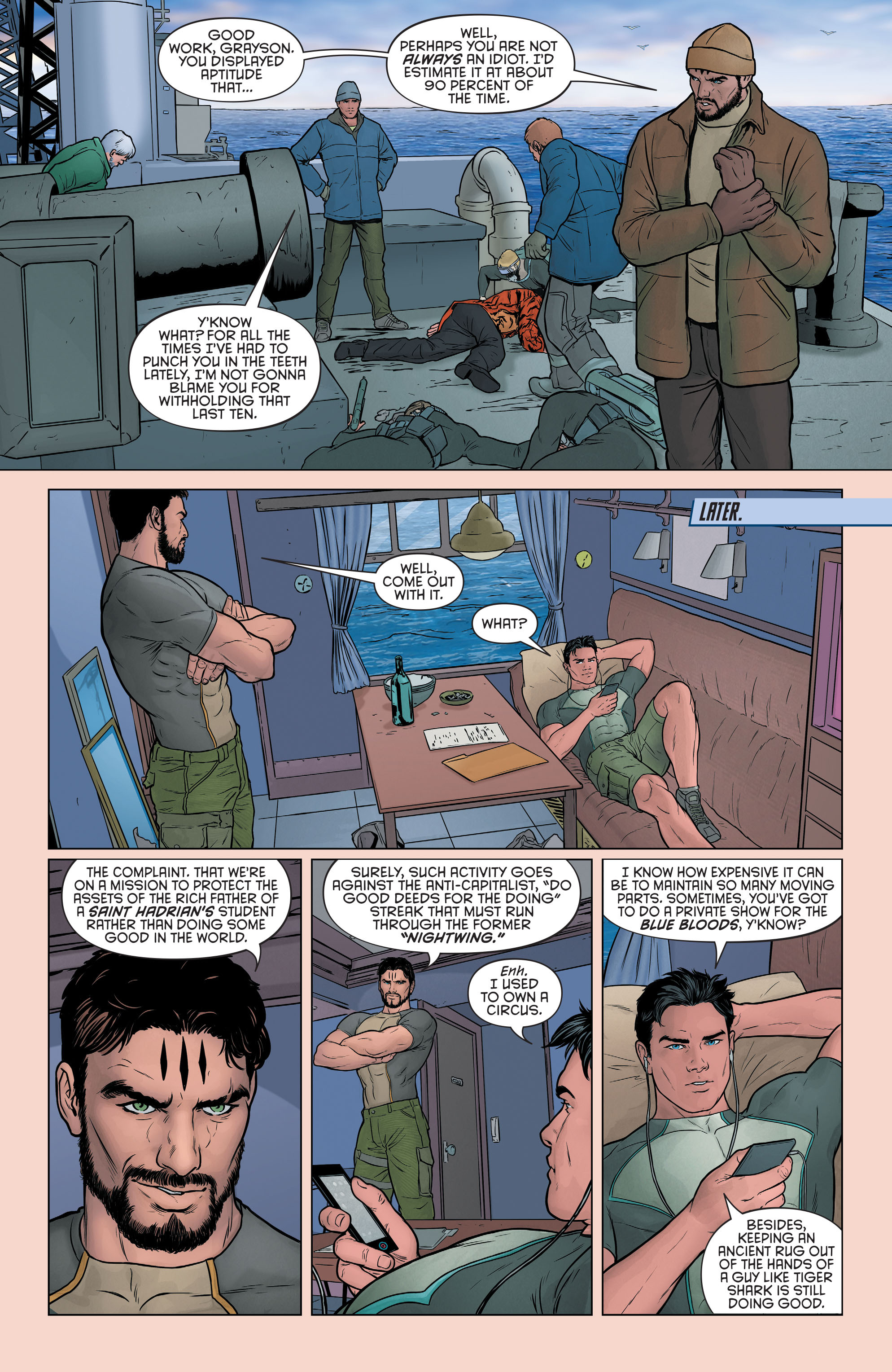 Read online Grayson comic -  Issue #13 - 11