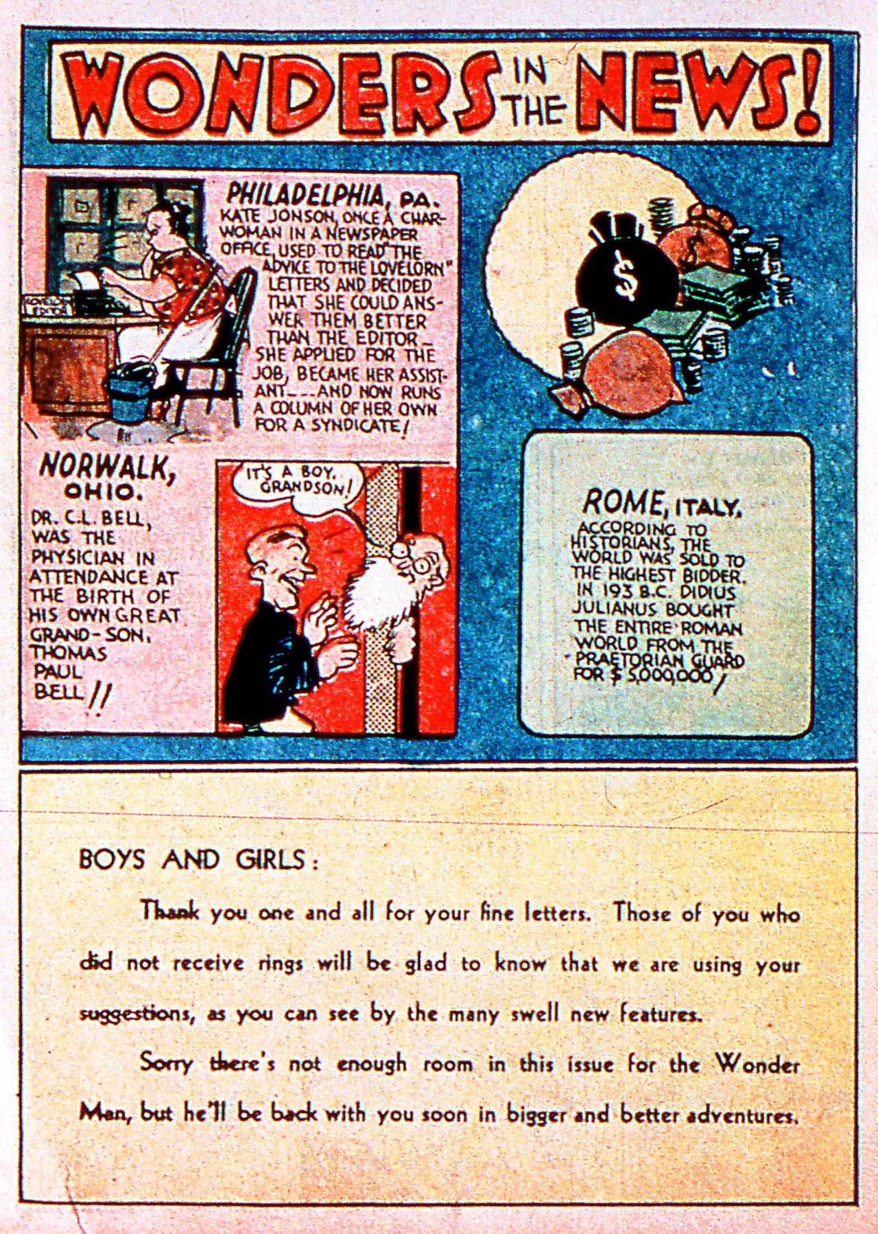 Read online Wonder Comics comic -  Issue #2 - 16