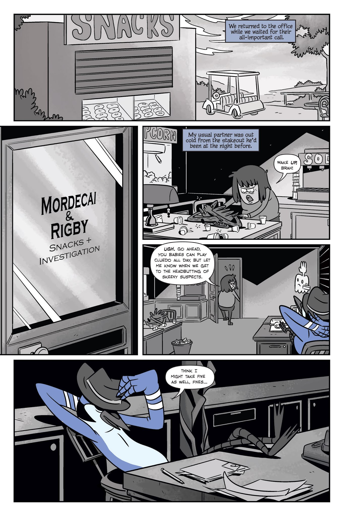 Read online Regular Show: Noir Means Noir, Buddy comic -  Issue # TPB (Part 1) - 30