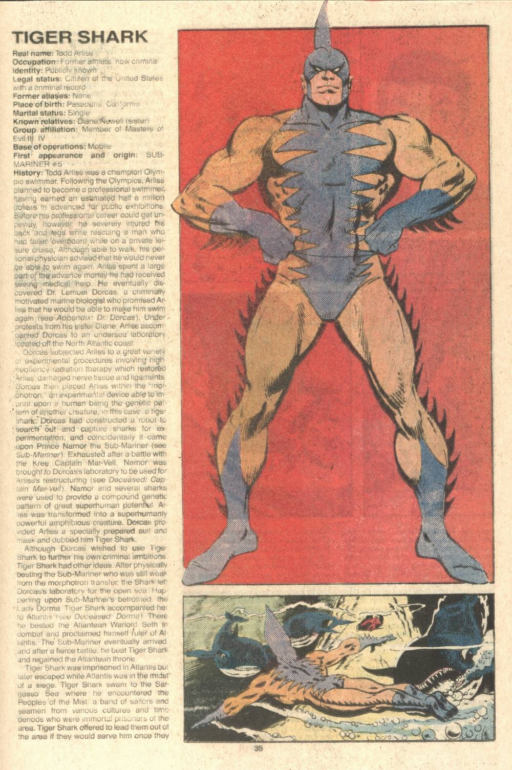 Read online The Official Handbook of the Marvel Universe Deluxe Edition comic -  Issue #13 - 37