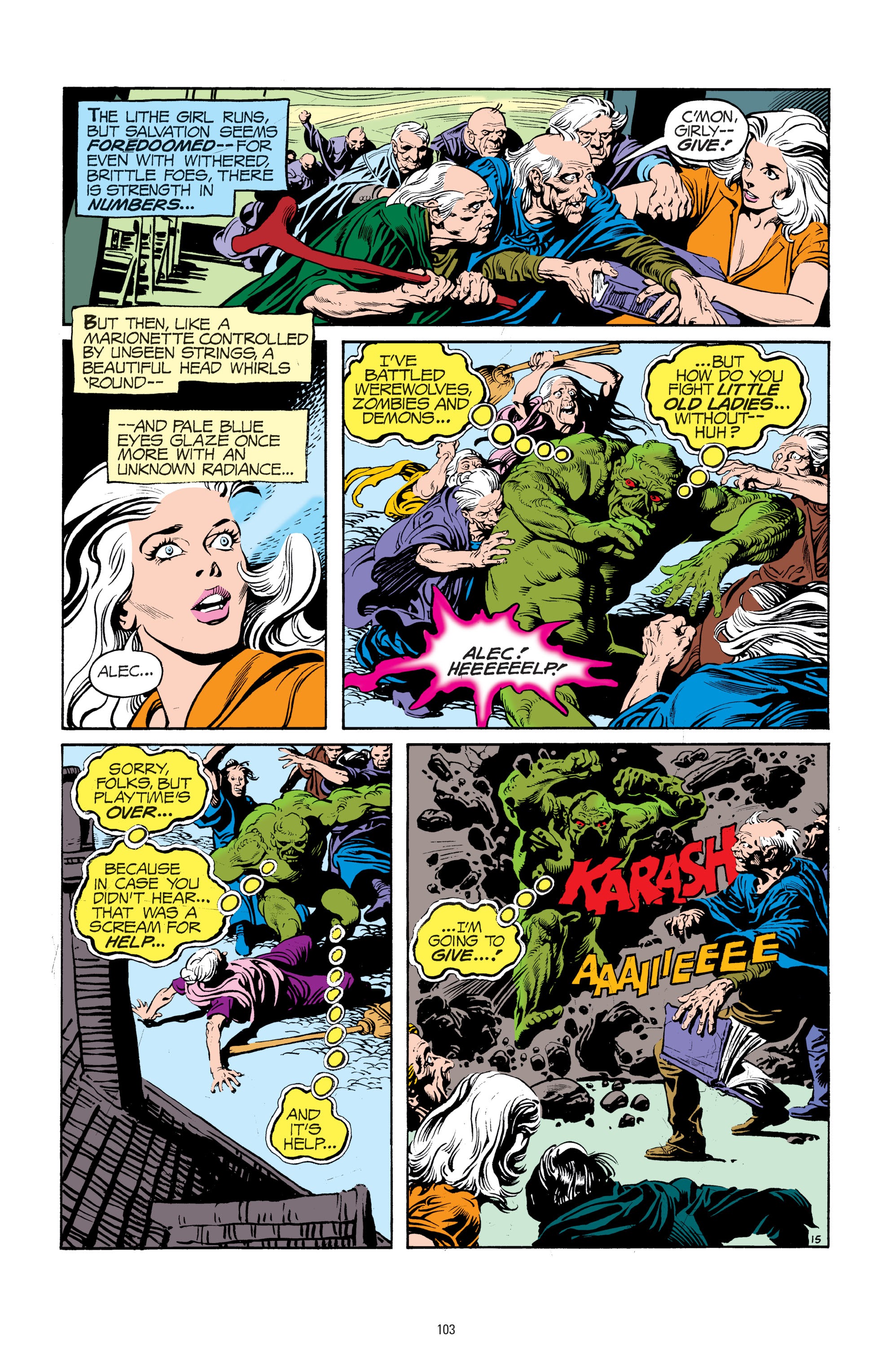 Read online Swamp Thing: The Bronze Age comic -  Issue # TPB 2 (Part 1) - 100