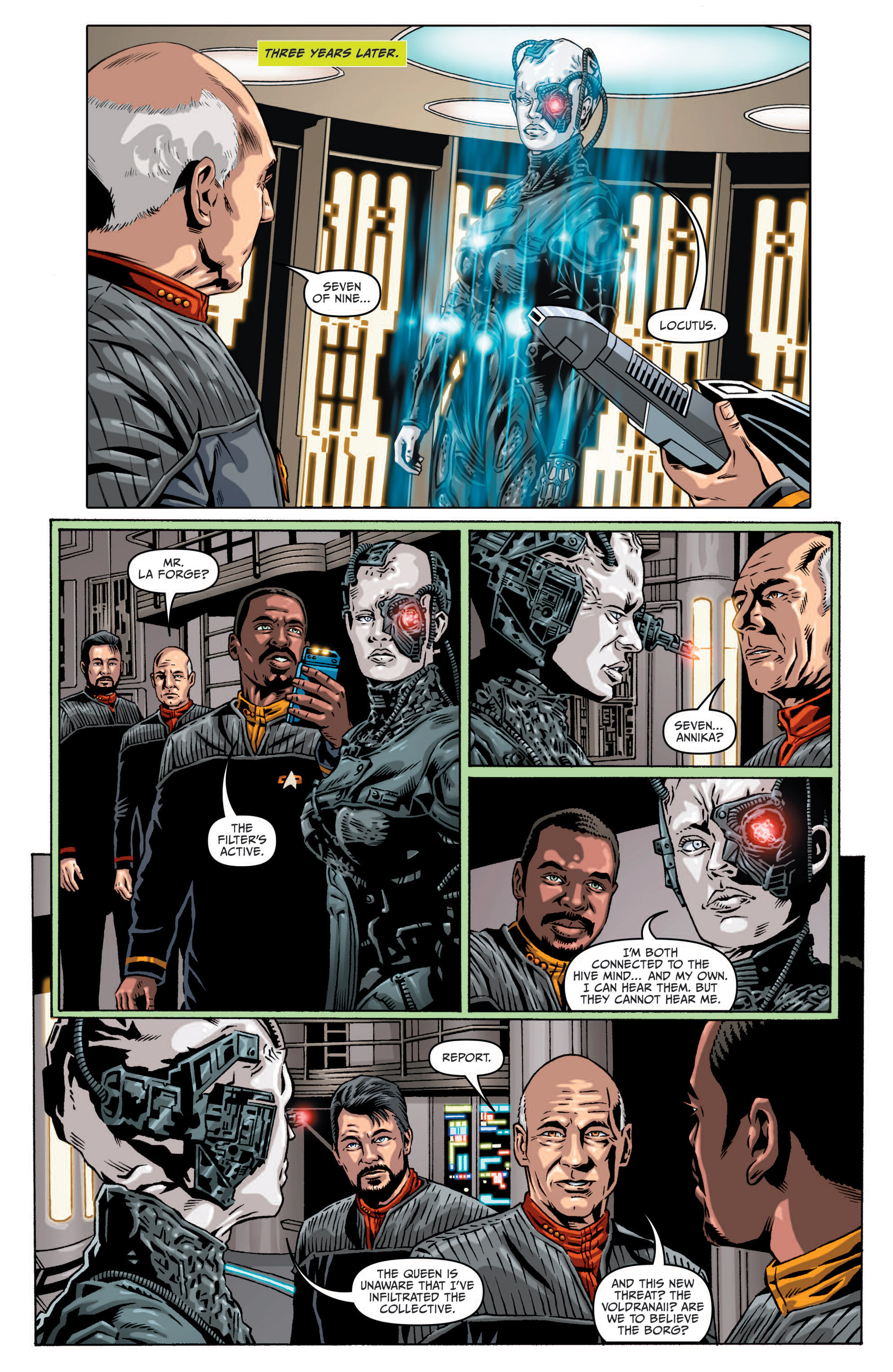 Read online Star Trek: The Next Generation - Hive comic -  Issue #2 - 11
