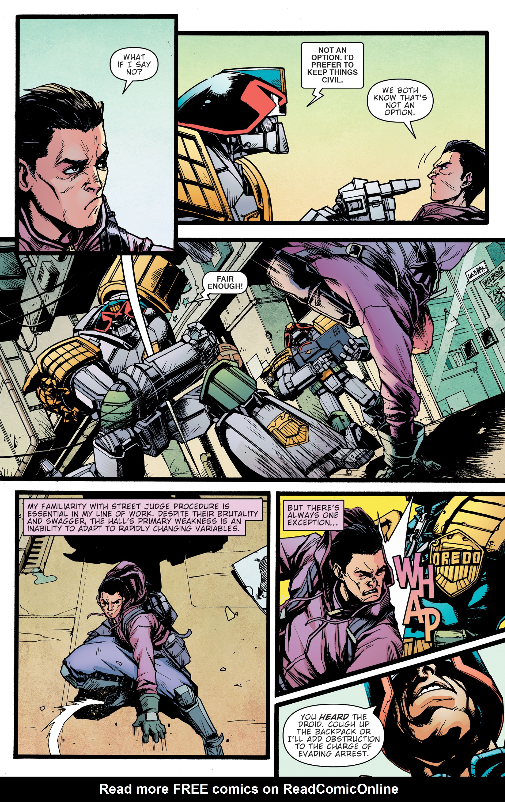 Read online Judge Dredd: False Witness comic -  Issue #1 - 7