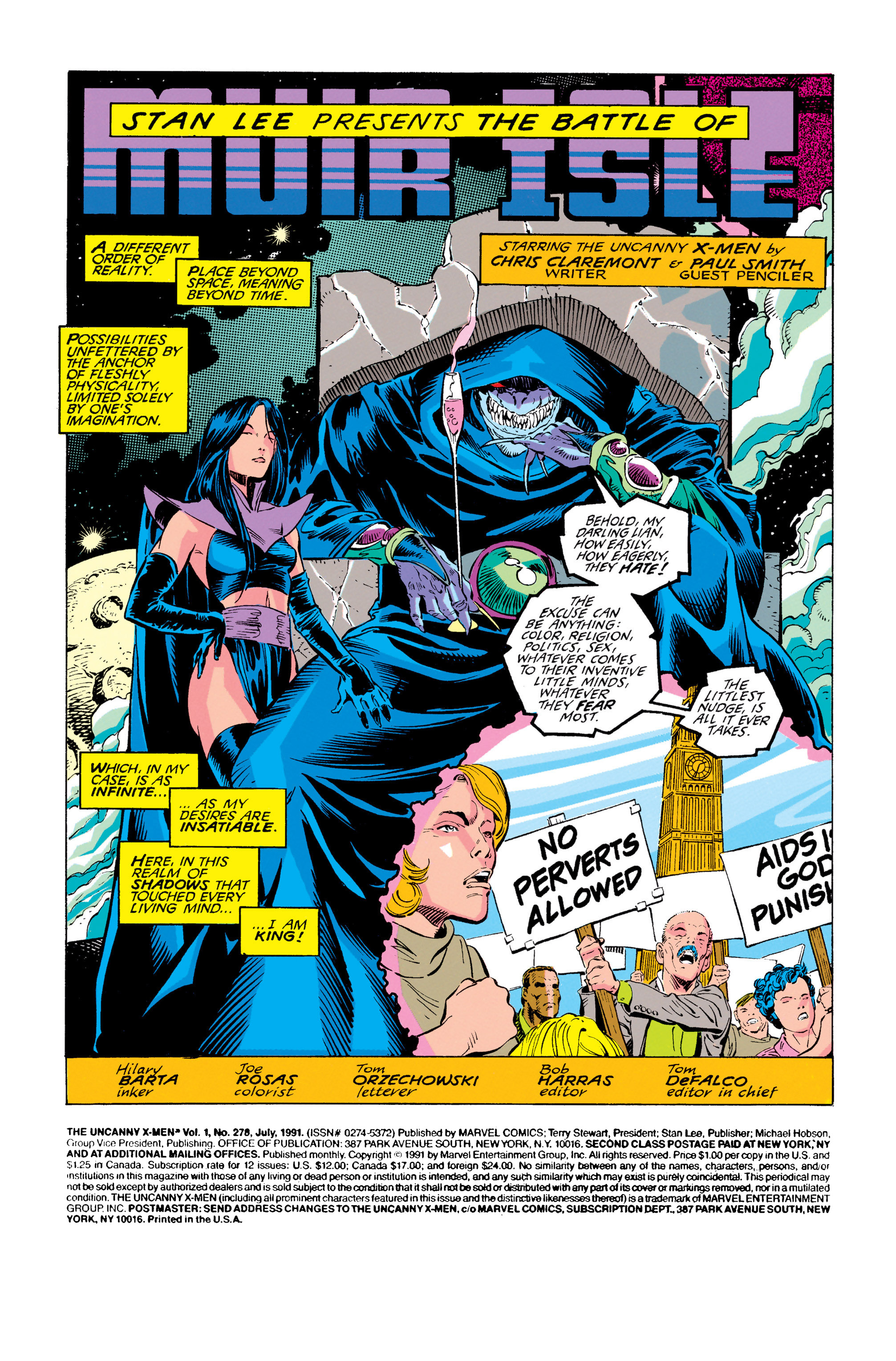 Read online Uncanny X-Men (1963) comic -  Issue #278 - 2