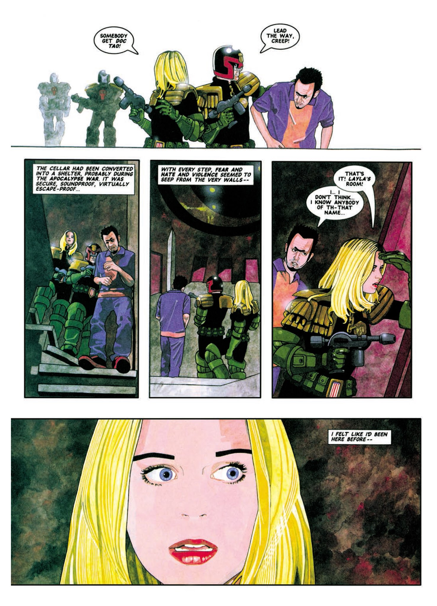 Read online Judge Anderson: The Psi Files comic -  Issue # TPB 3 - 145