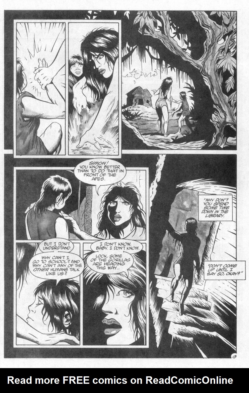 Read online Planet of the Apes (1990) comic -  Issue #1 - 17