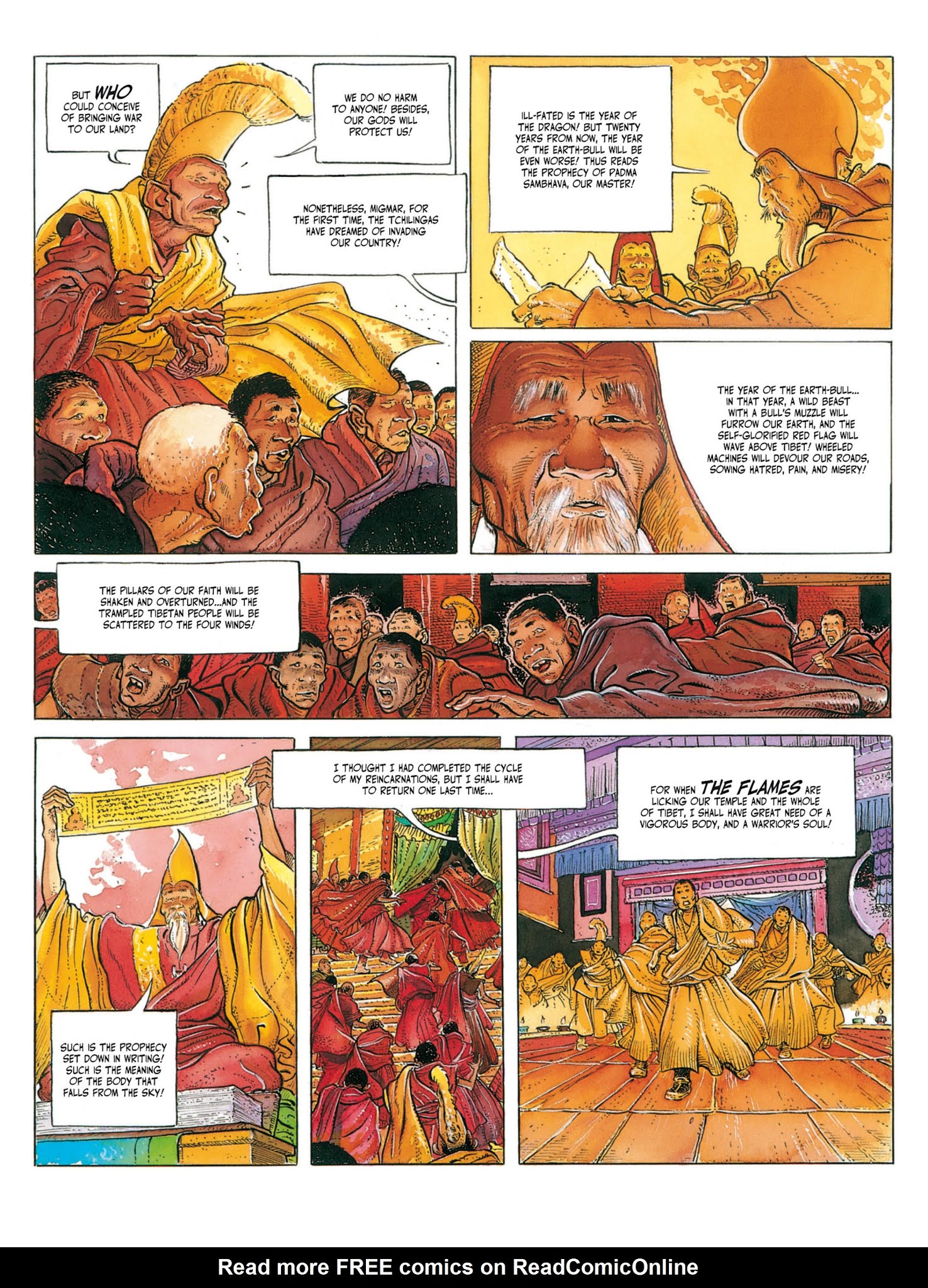 Read online The White Lama comic -  Issue #1 - 12