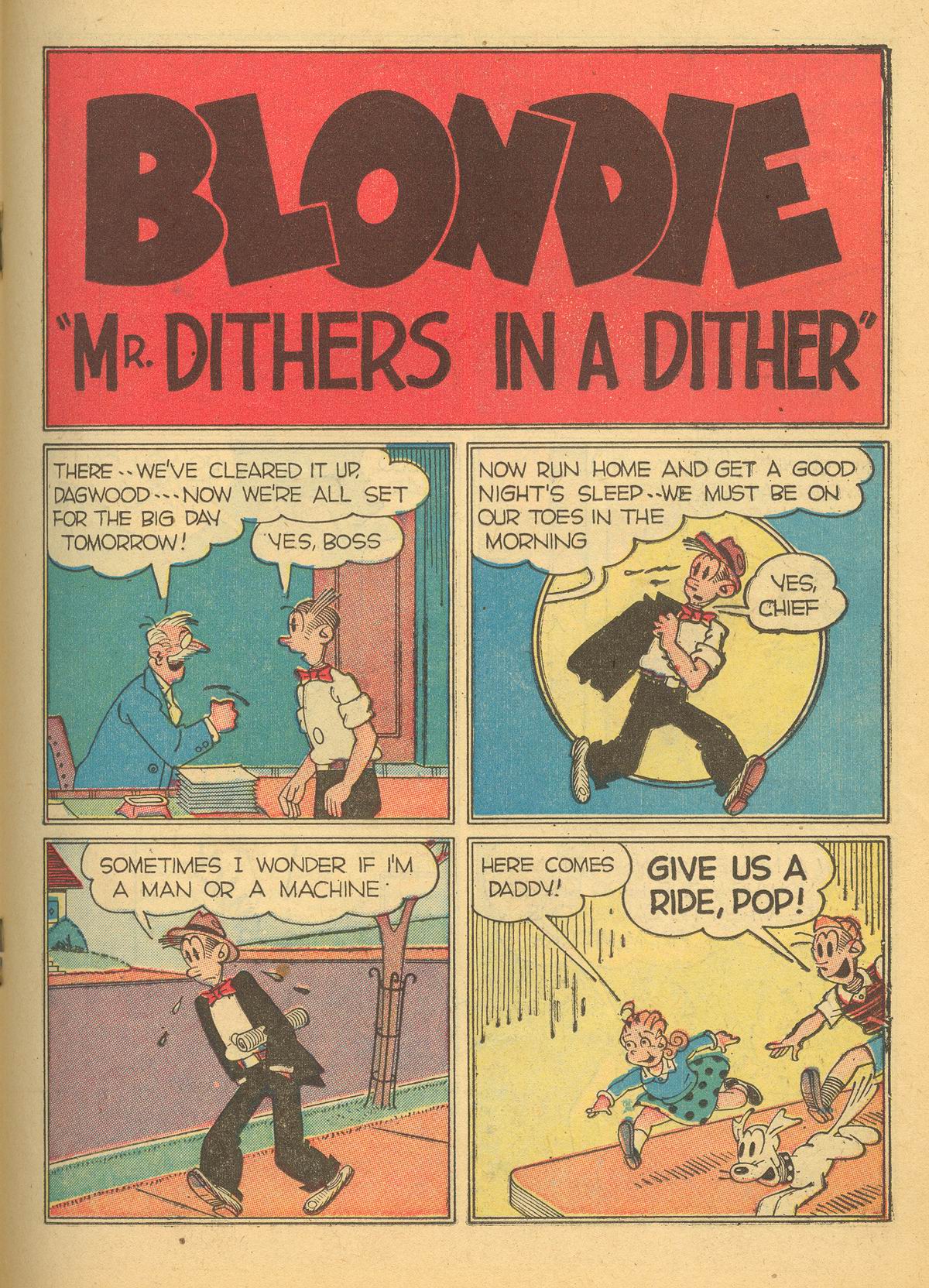 Read online Blondie Comics (1947) comic -  Issue #3 - 19