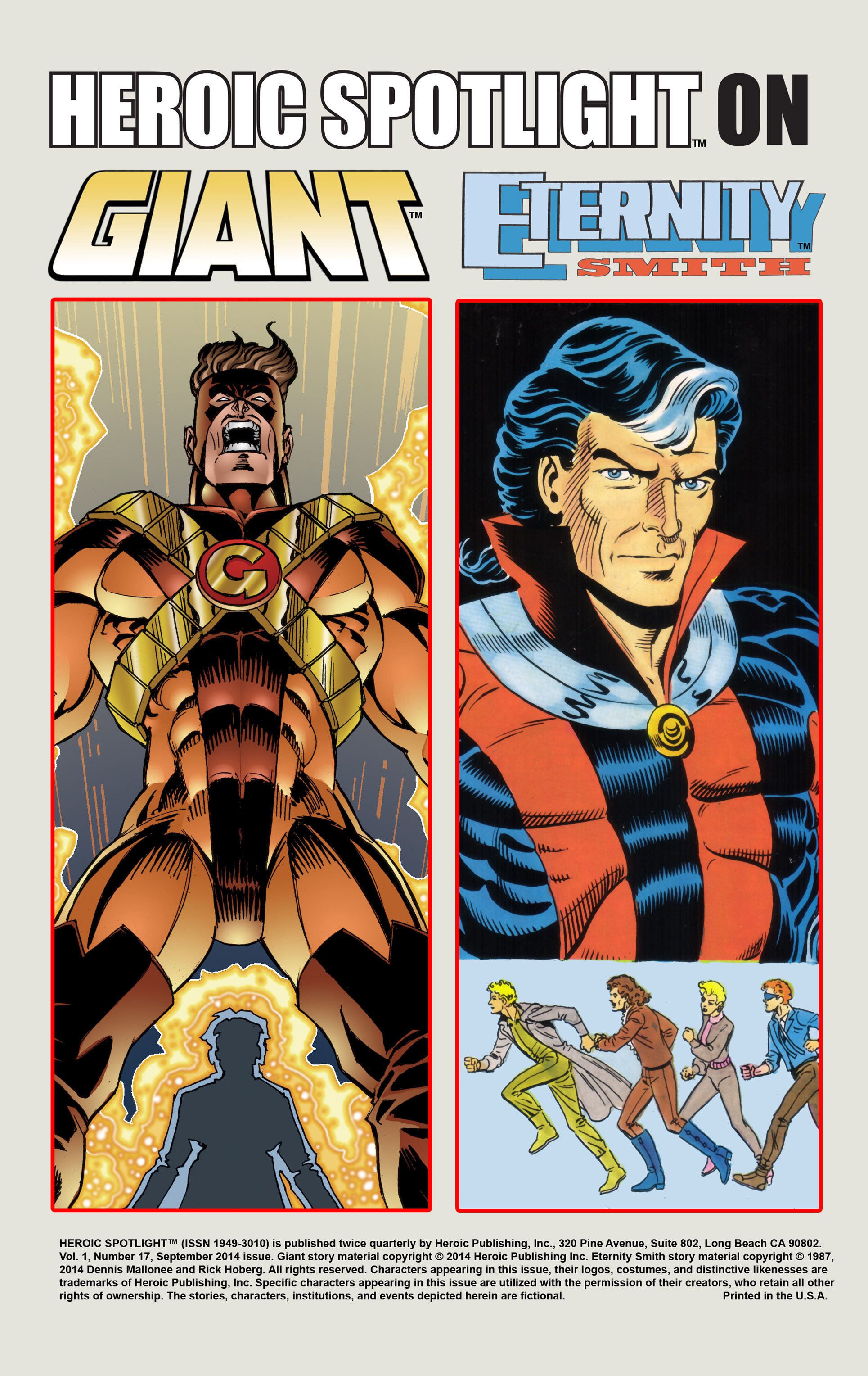 Read online Heroic Spotlight comic -  Issue #17 - 2