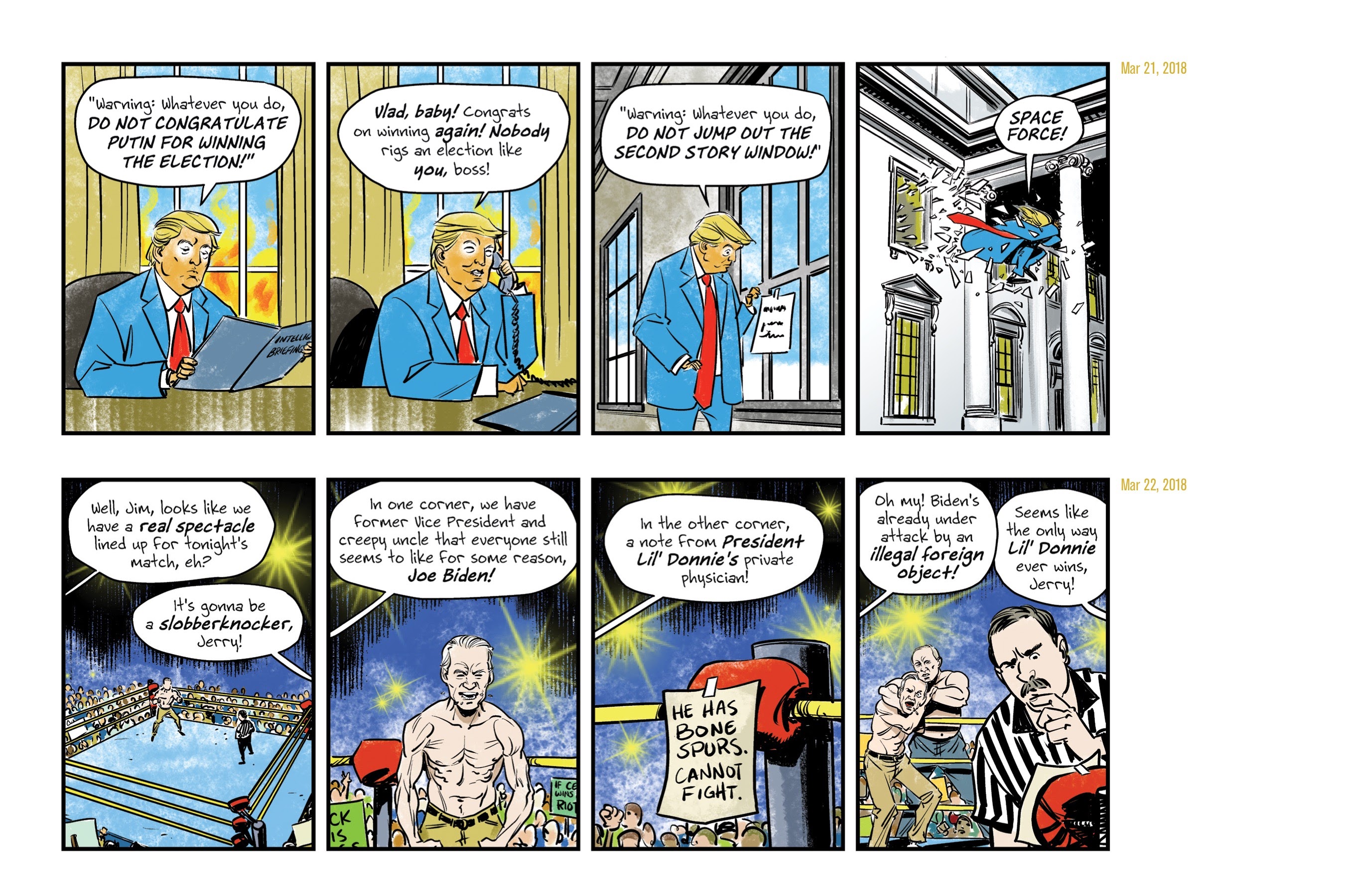 Read online Lil' Donnie: Executive Privilege comic -  Issue # TPB - 75