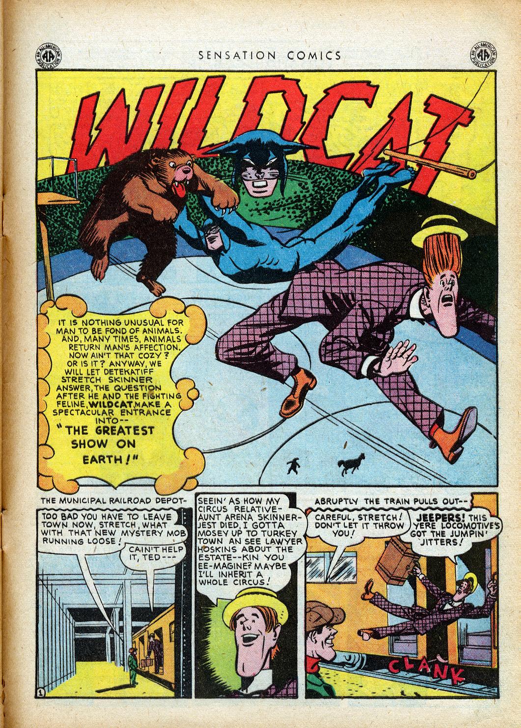 Read online Sensation (Mystery) Comics comic -  Issue #40 - 43