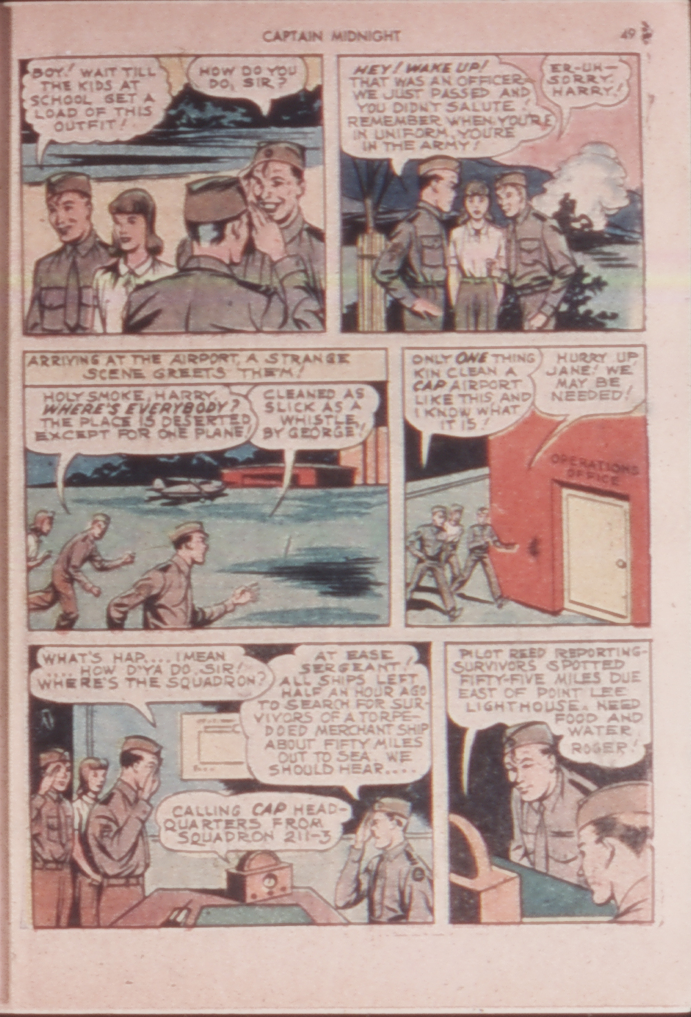 Read online Captain Midnight (1942) comic -  Issue #14 - 47