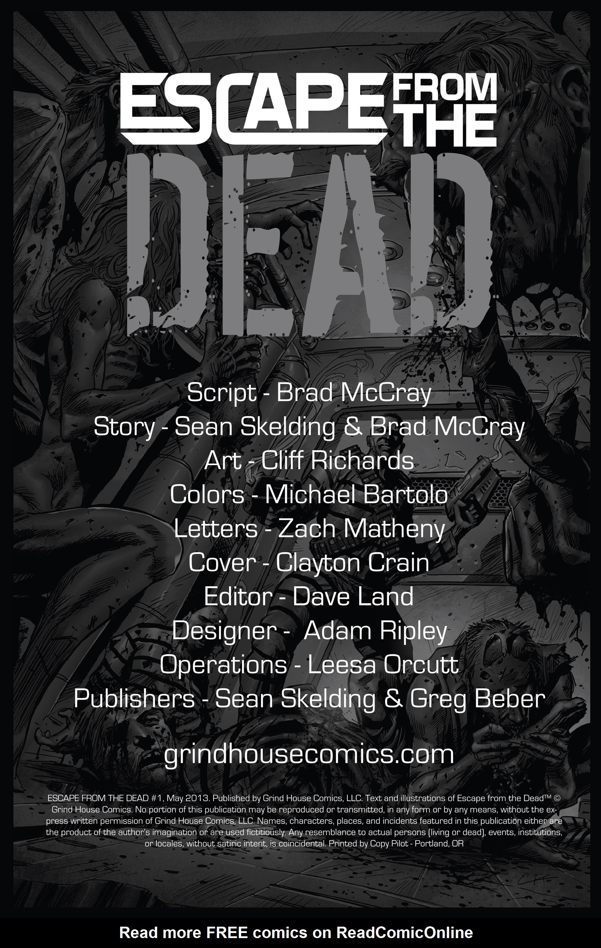 Escape From The Dead Issue #3 #3 - English 2