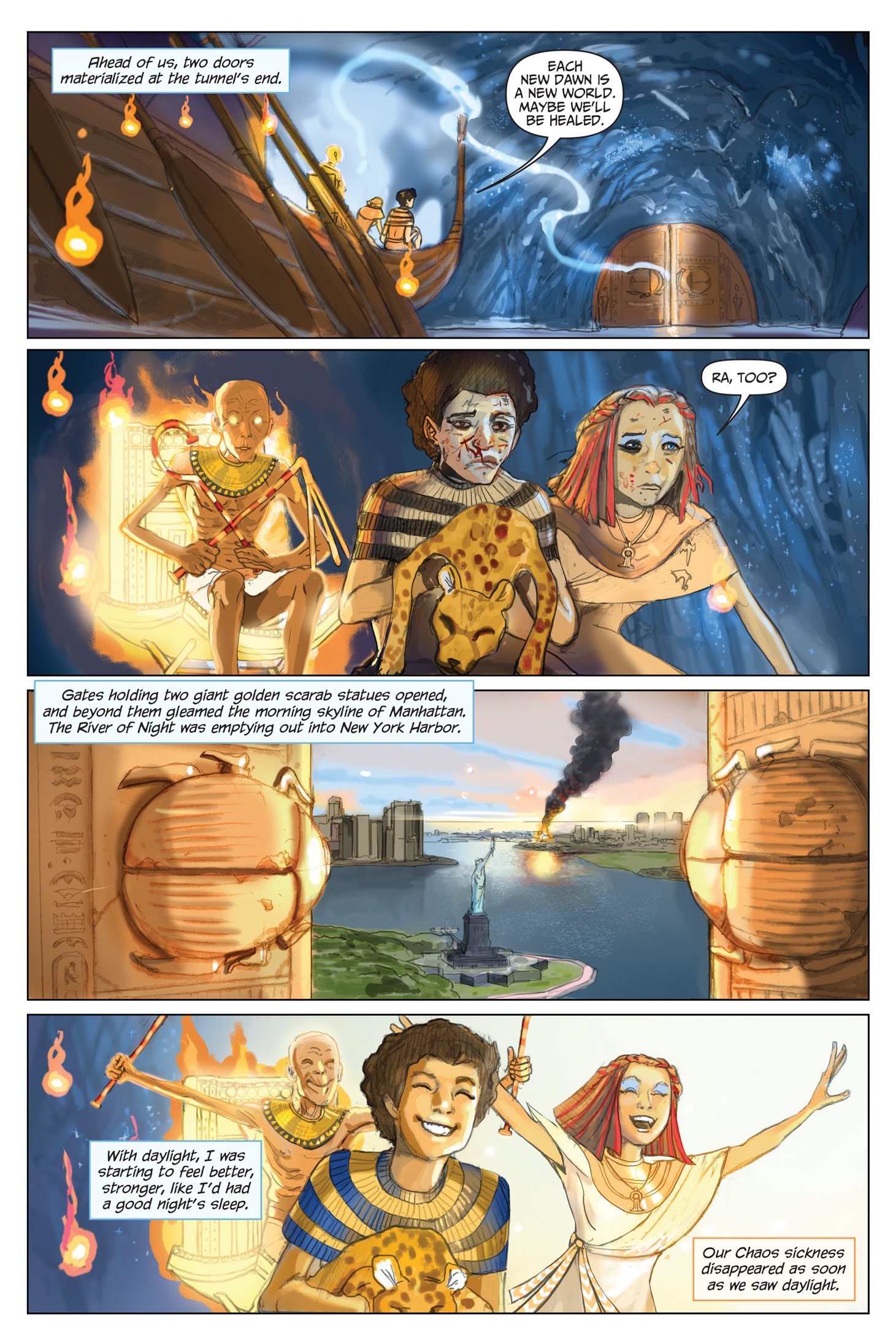 Read online The Kane Chronicles comic -  Issue # TPB 2 - 136