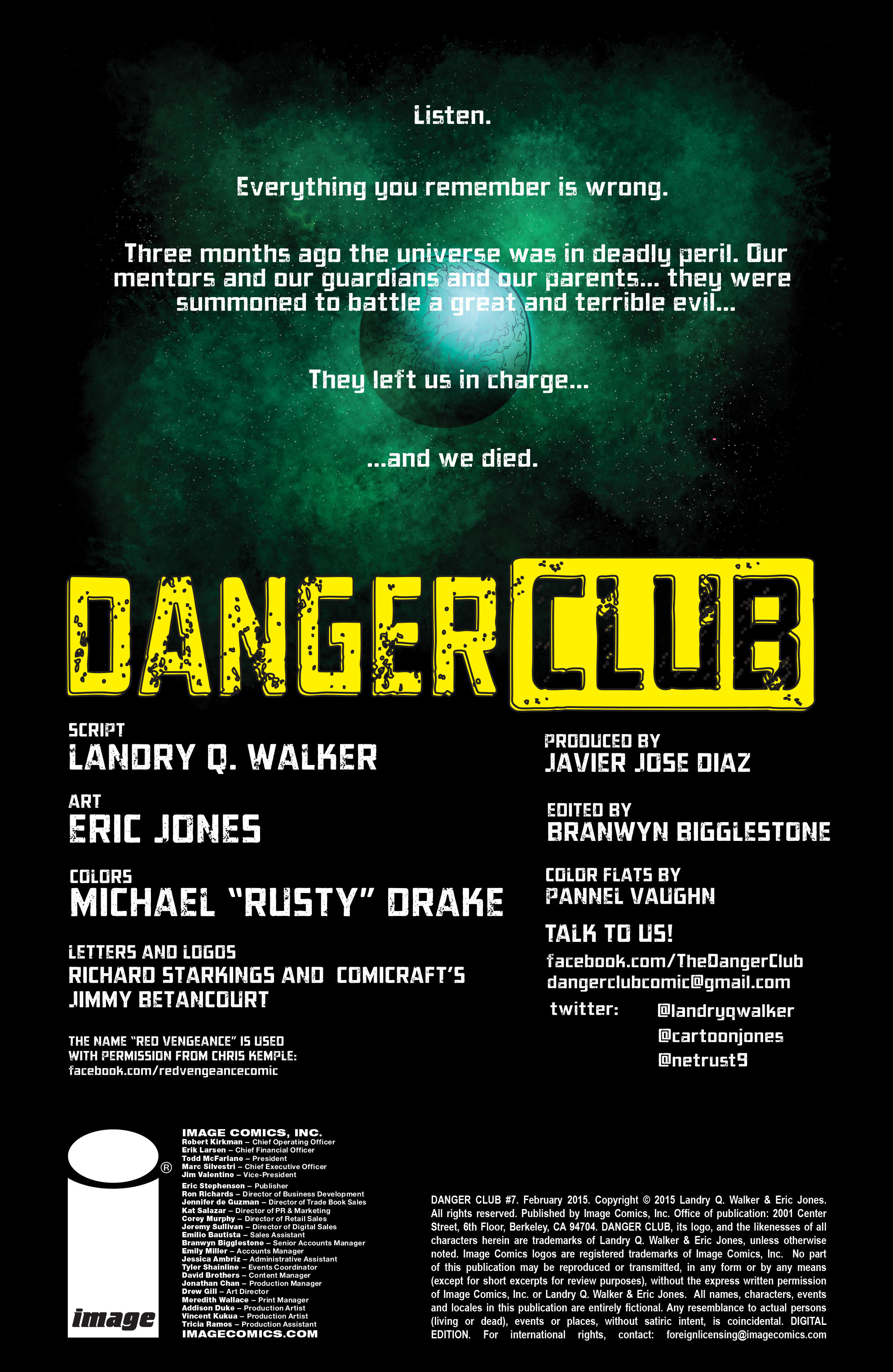 Read online Danger Club comic -  Issue #7 - 2