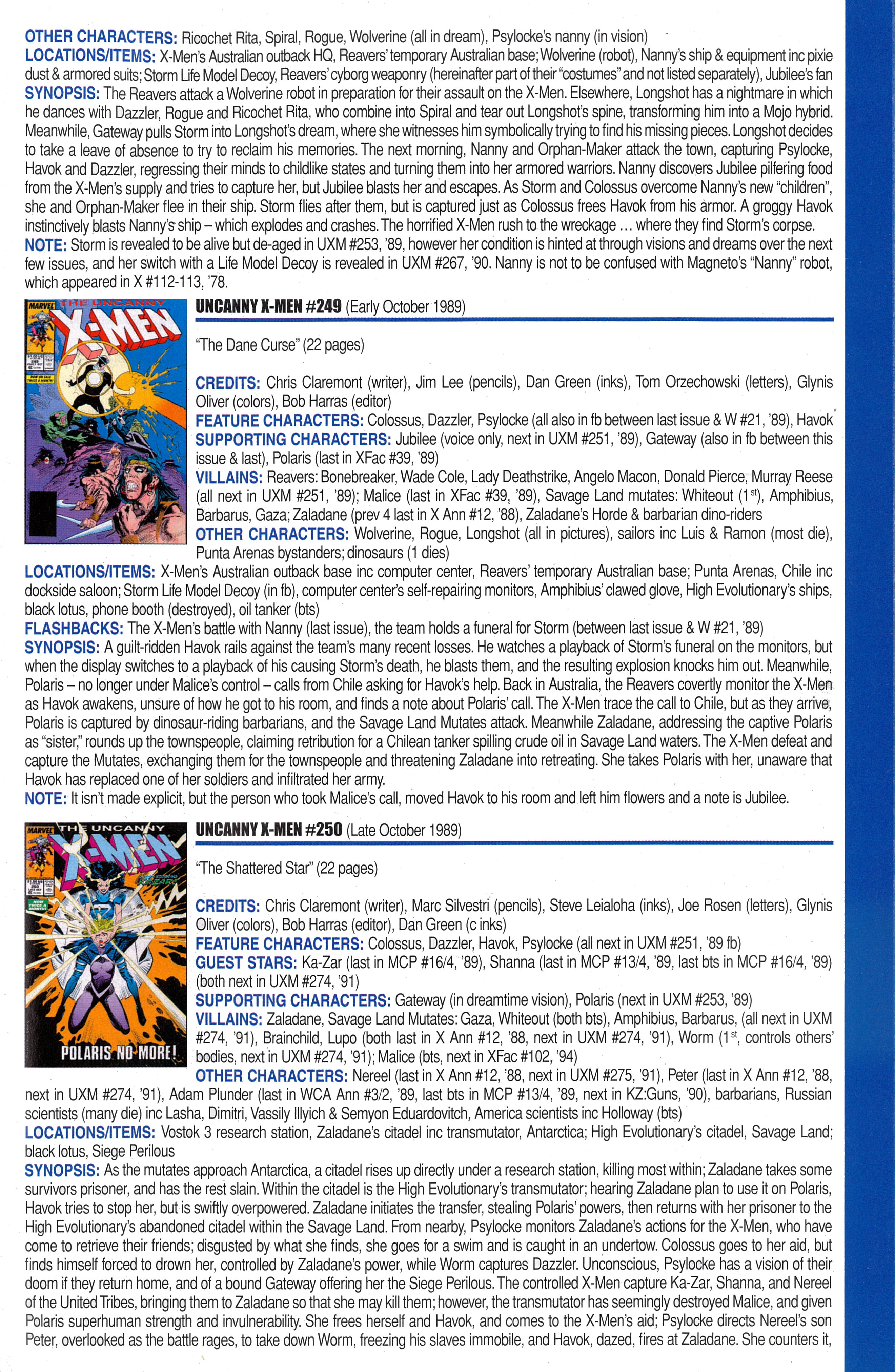 Read online Official Index to the Marvel Universe comic -  Issue #6 - 57