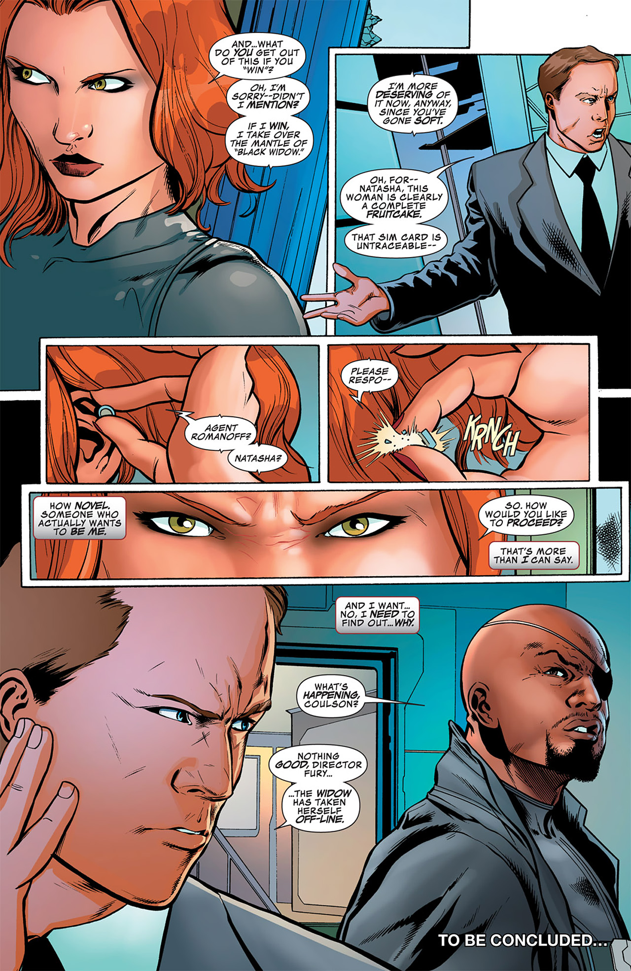 Read online Marvel's The Avengers: Black Widow Strikes comic -  Issue #1 - 24