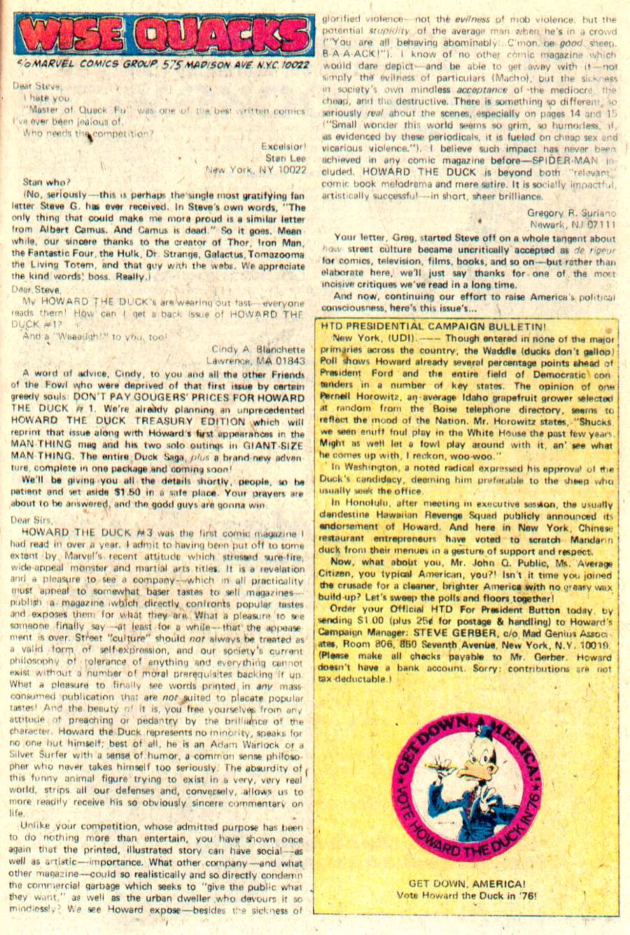 Read online Howard the Duck (1976) comic -  Issue #5 - 19