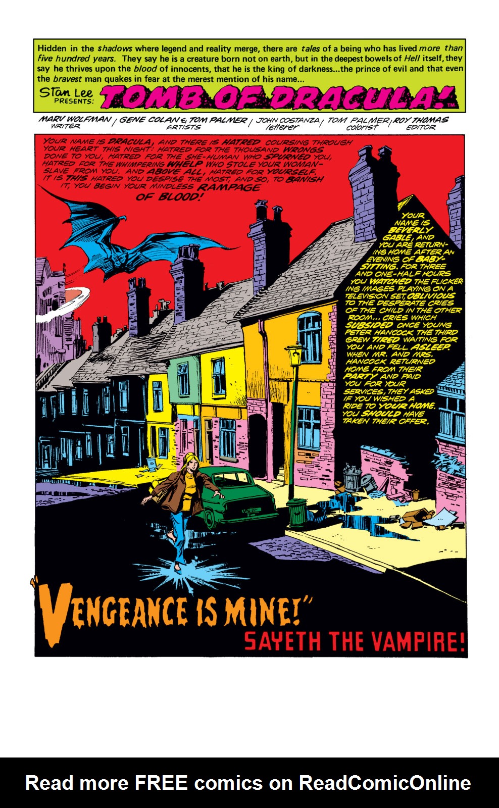 Read online Tomb of Dracula (1972) comic -  Issue #29 - 2