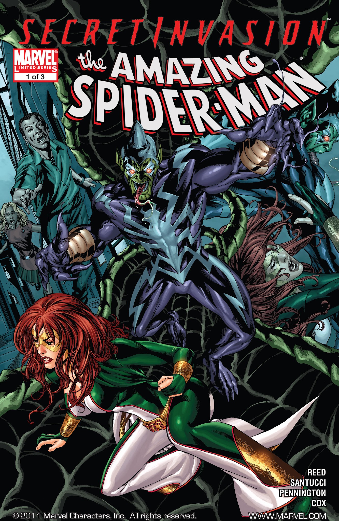 Read online Secret Invasion: The Amazing Spider-Man comic -  Issue #1 - 1