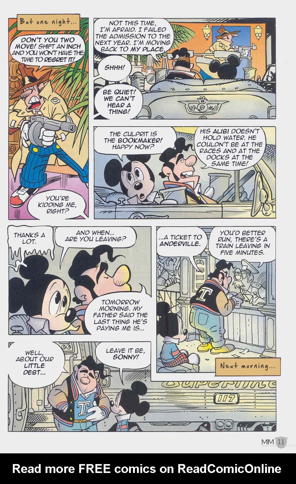 Read online Mickey Mouse Mystery Magazine comic -  Issue #0 - 11