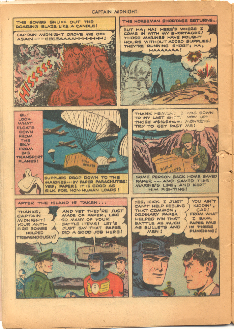 Read online Captain Midnight (1942) comic -  Issue #22 - 12