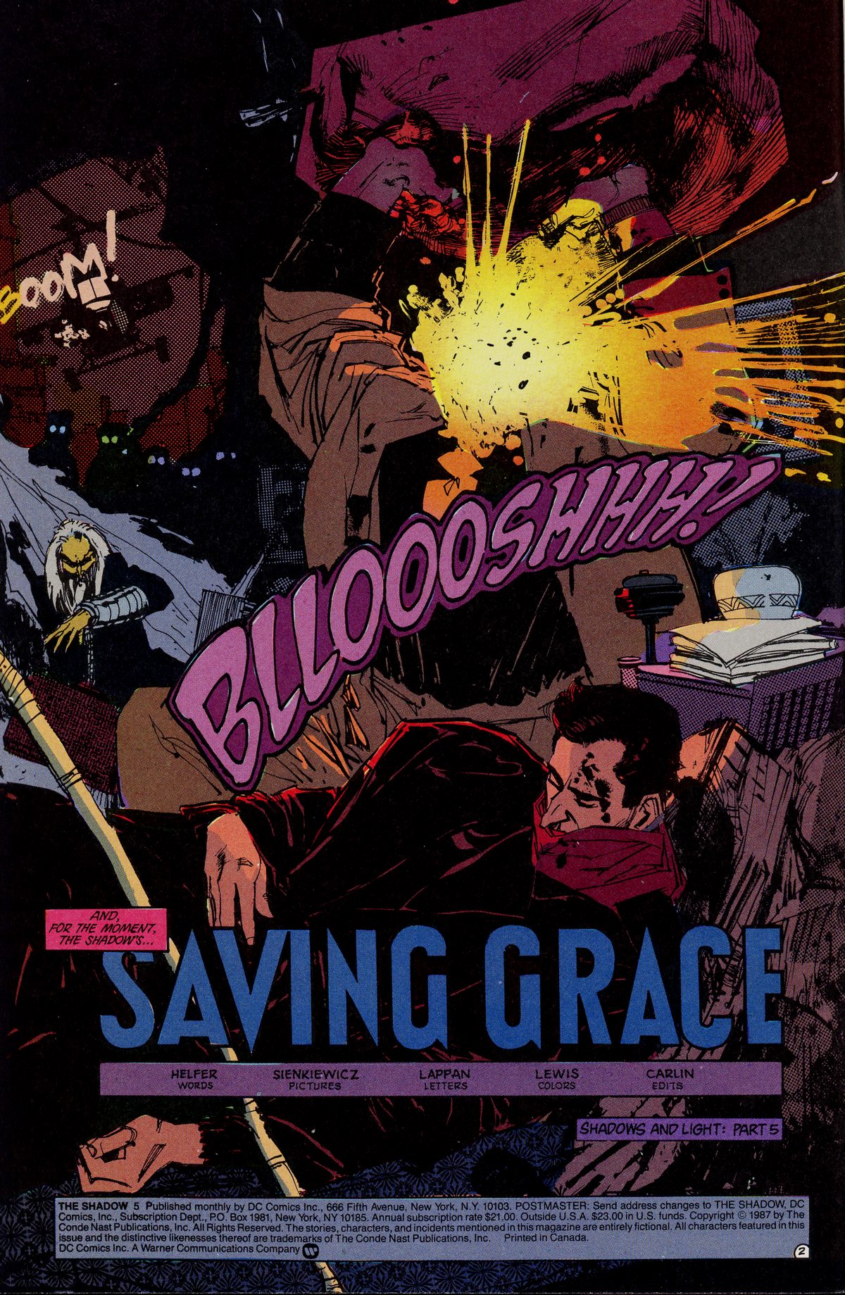 Read online The Shadow (1987) comic -  Issue #5 - 4