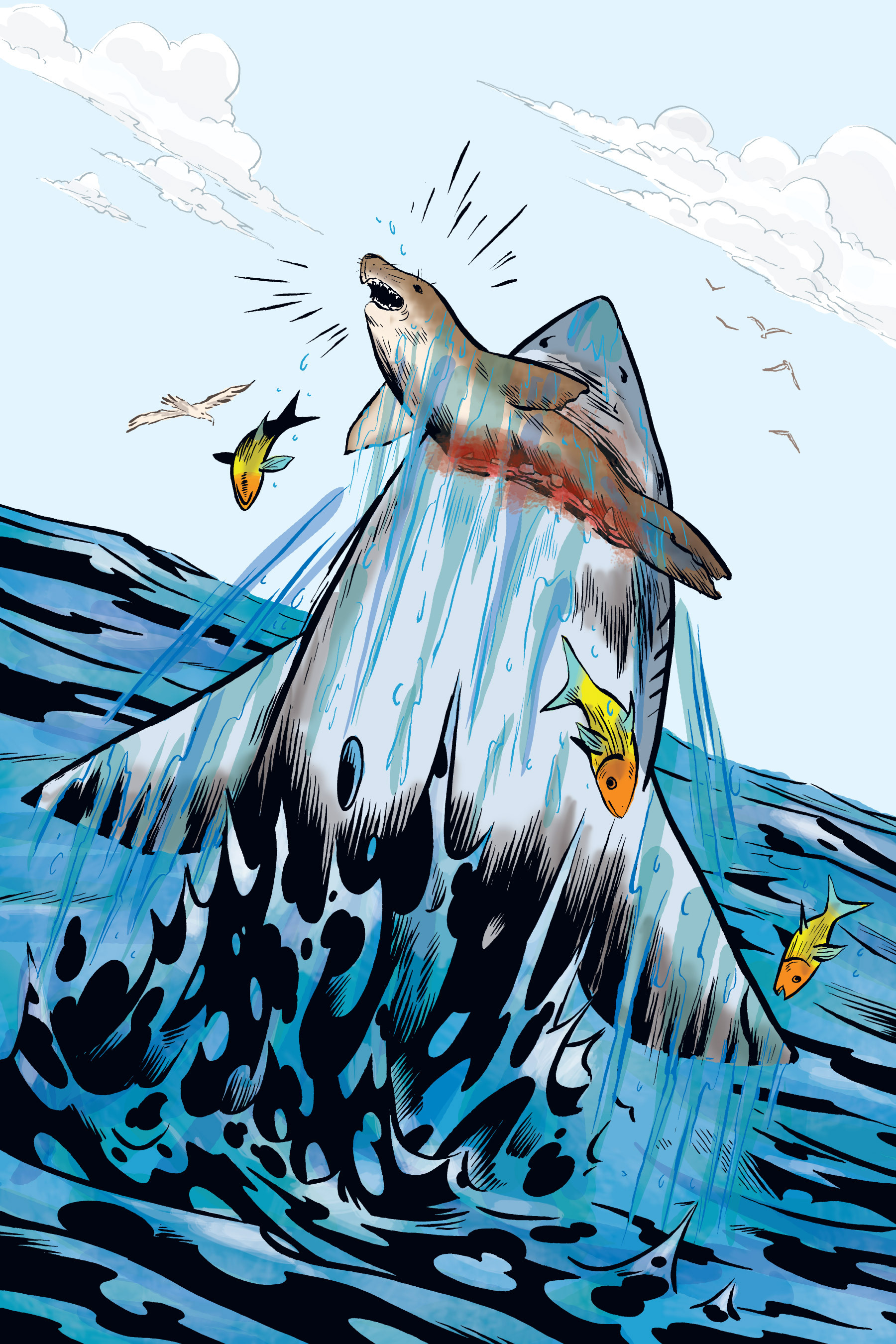 Read online Xoc: Journey of a Great White comic -  Issue # TPB - 108