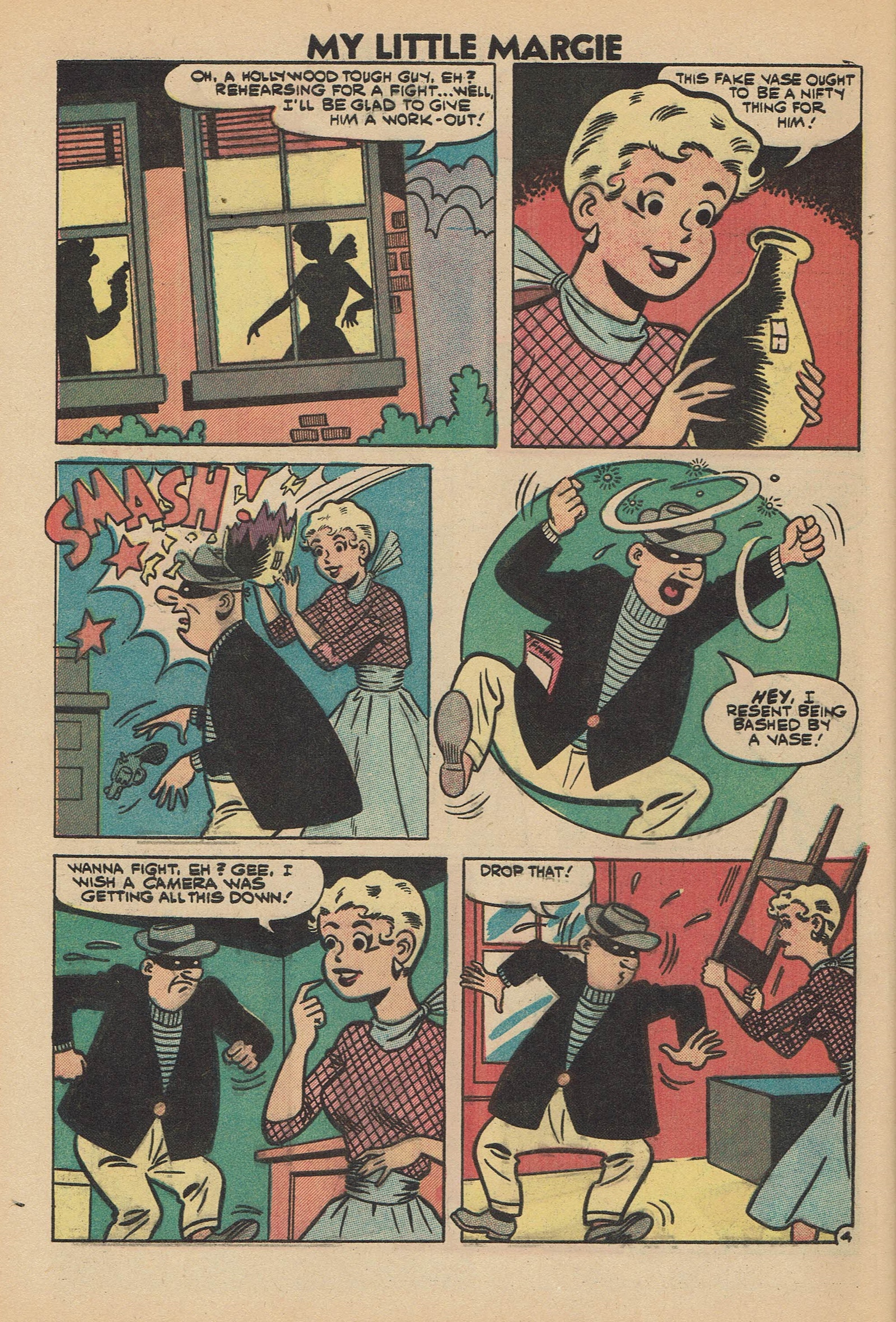 Read online My Little Margie (1954) comic -  Issue #24 - 28