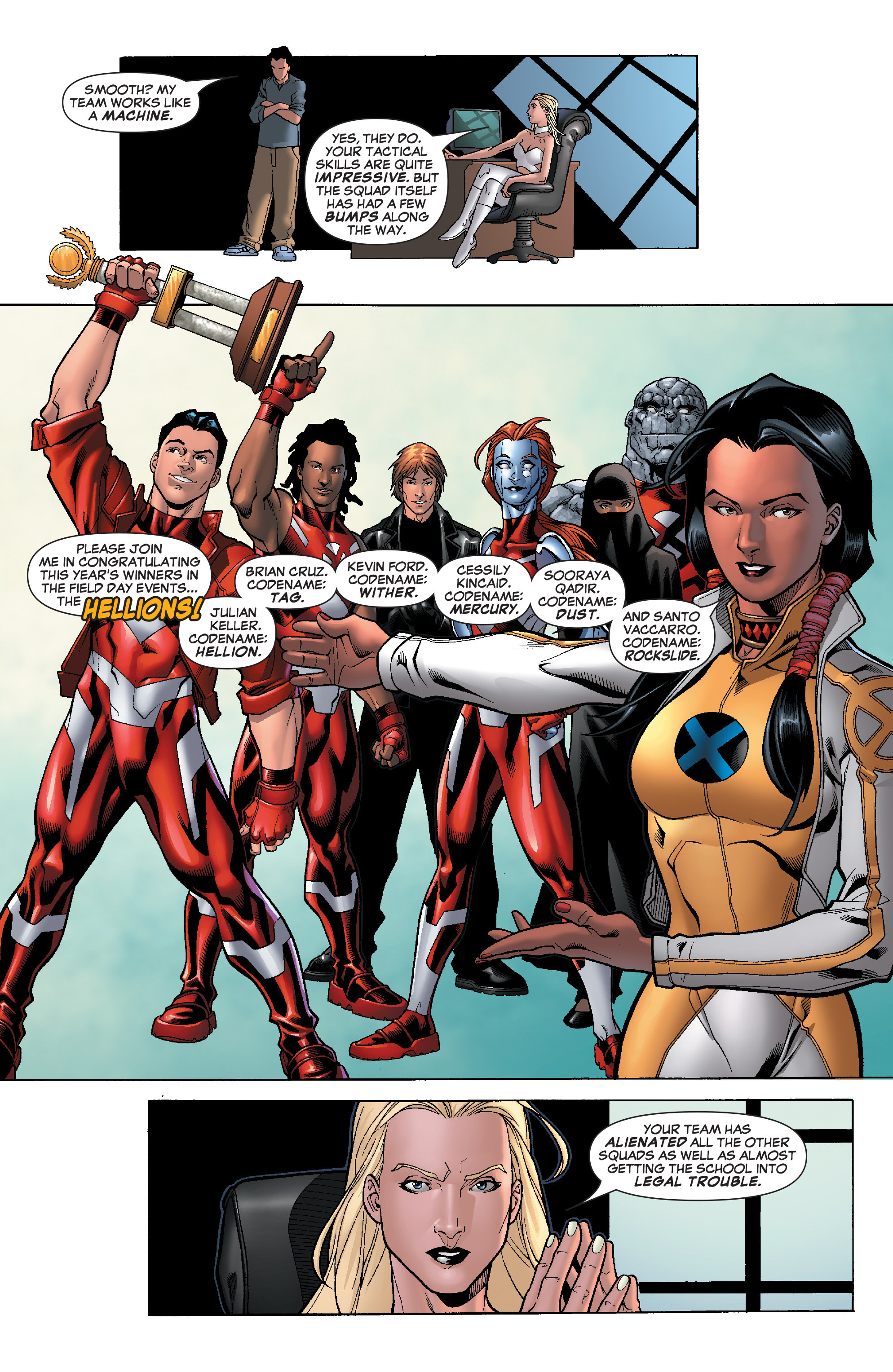 Read online New X-Men: Hellions comic -  Issue #1 - 4