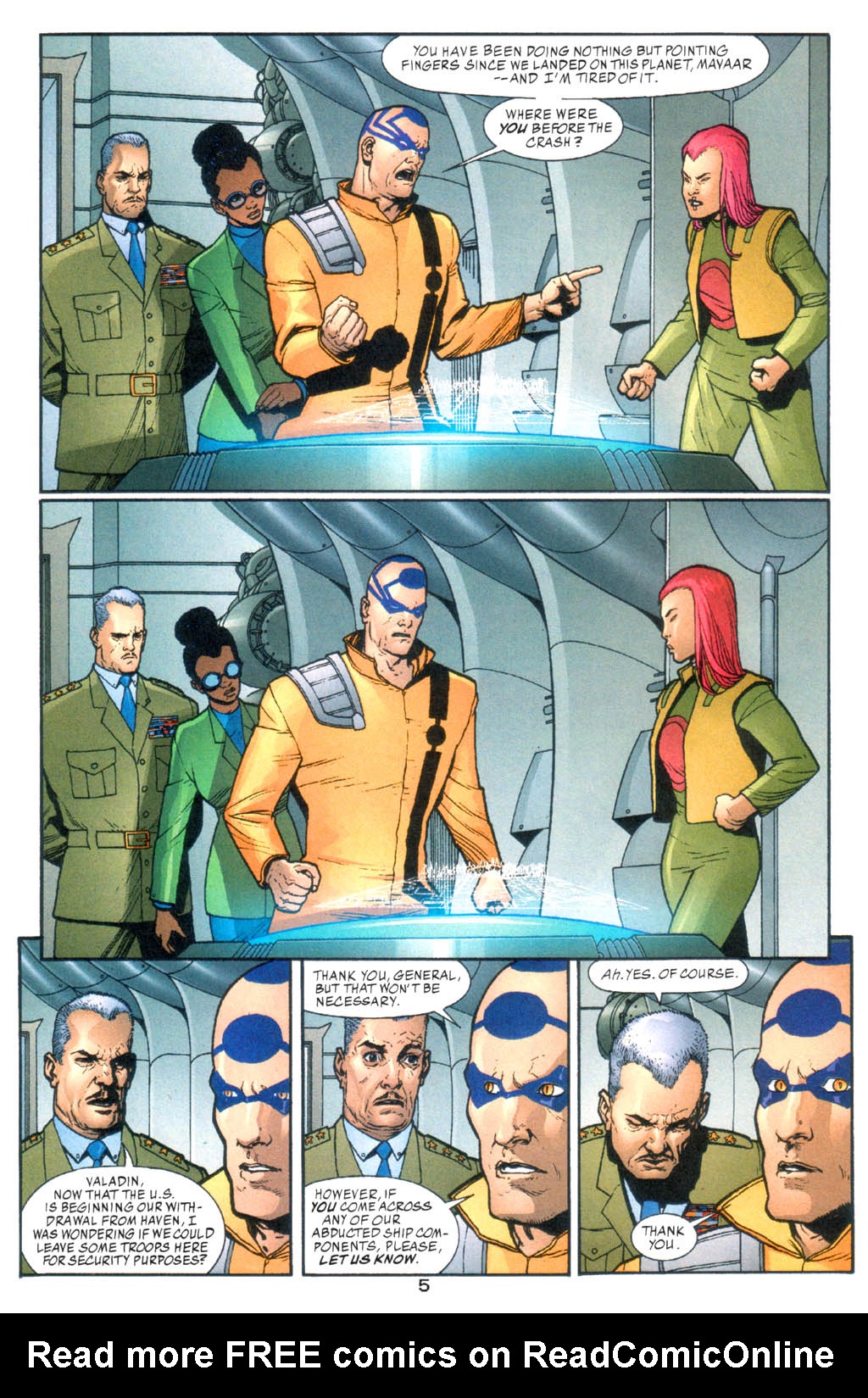 Read online Haven: The Broken City comic -  Issue #8 - 6