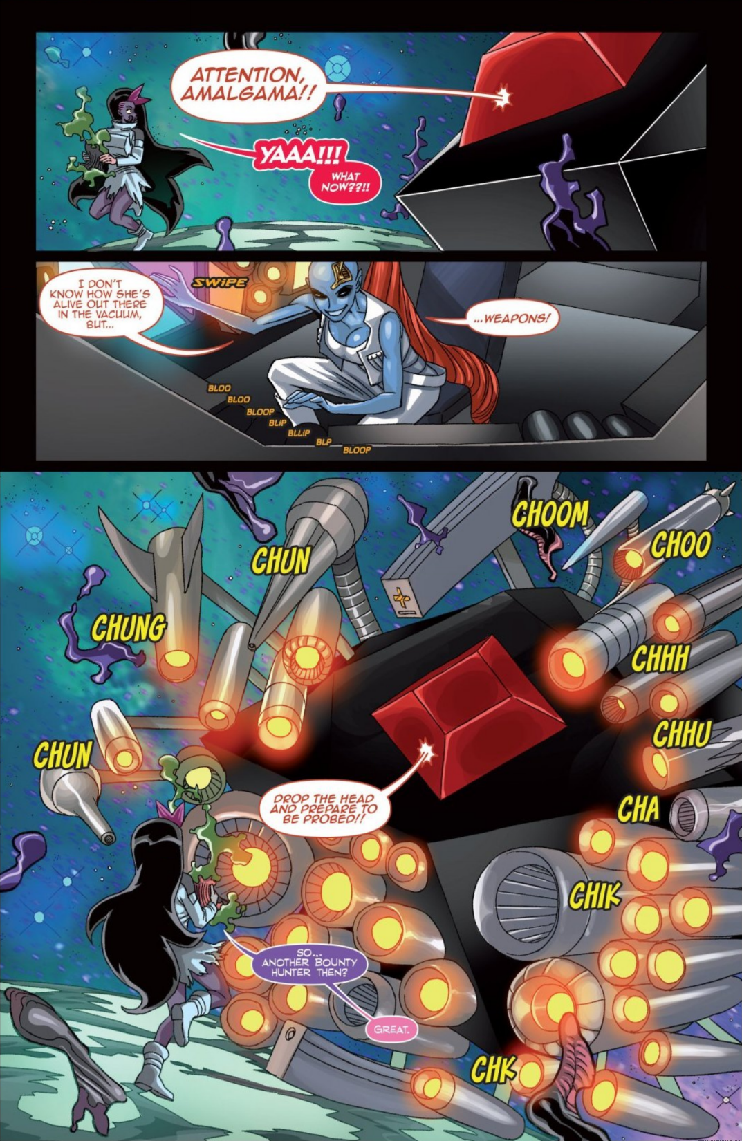 Read online Amalgama: Space Zombie comic -  Issue #4 - 15