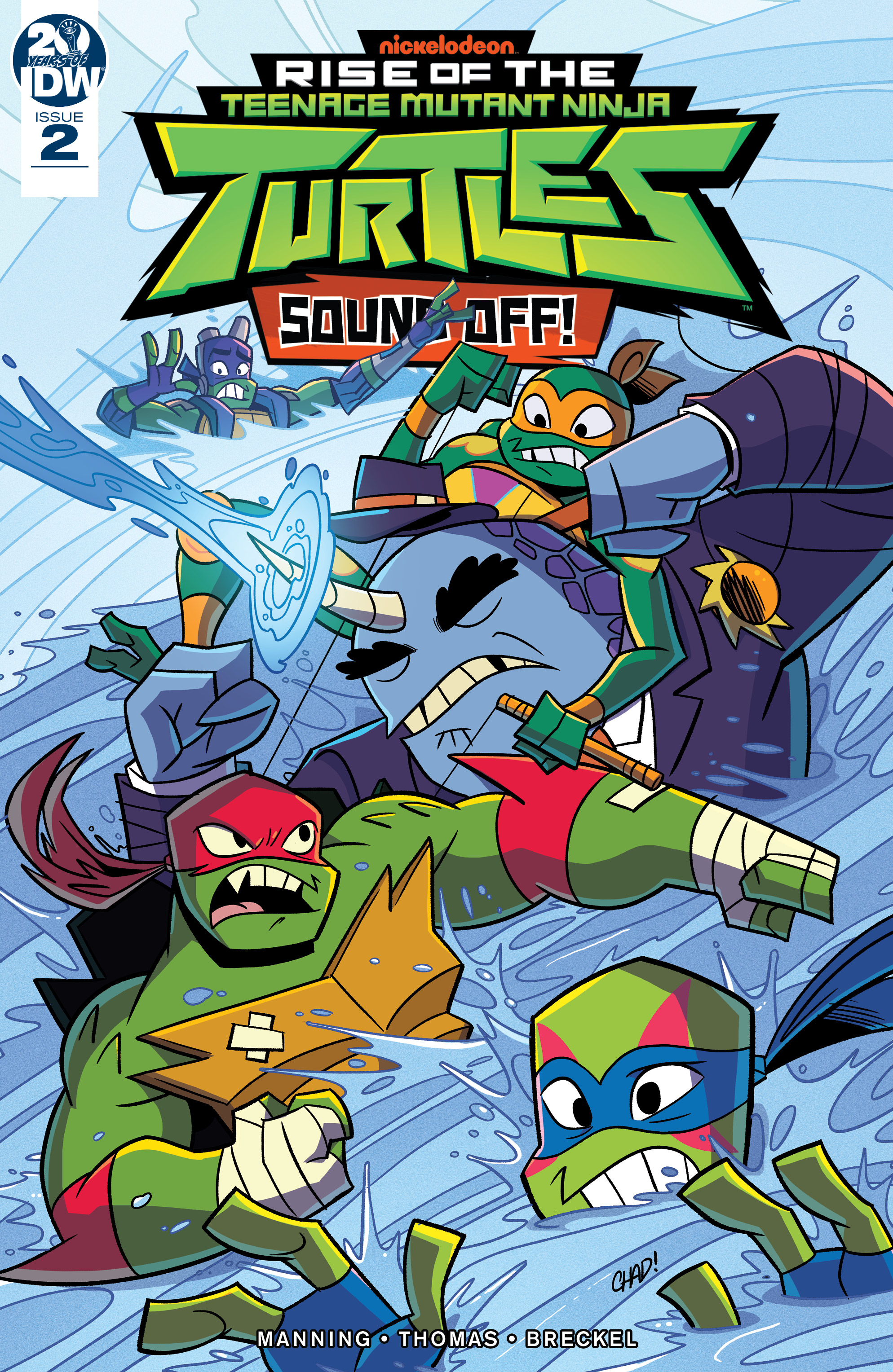 Read online Rise of the Teenage Mutant Ninja Turtles: Sound Off! comic -  Issue #2 - 1