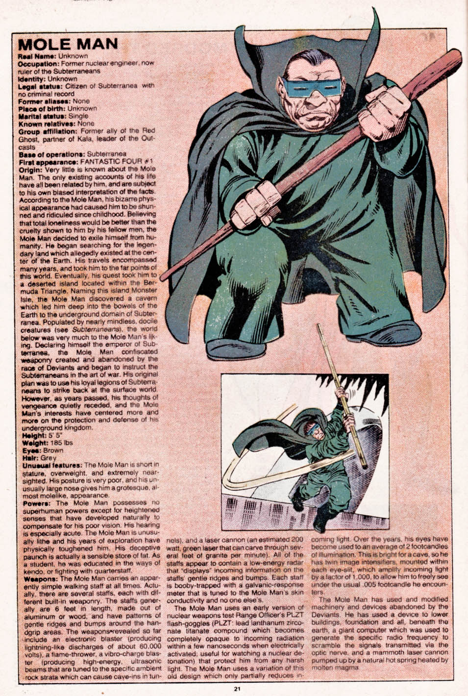 The Official Handbook of the Marvel Universe issue 7 - Page 22