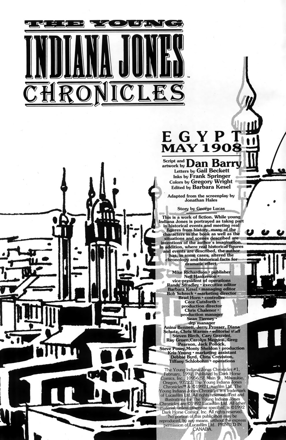 Read online Young Indiana Jones Chronicles comic -  Issue #1 - 2