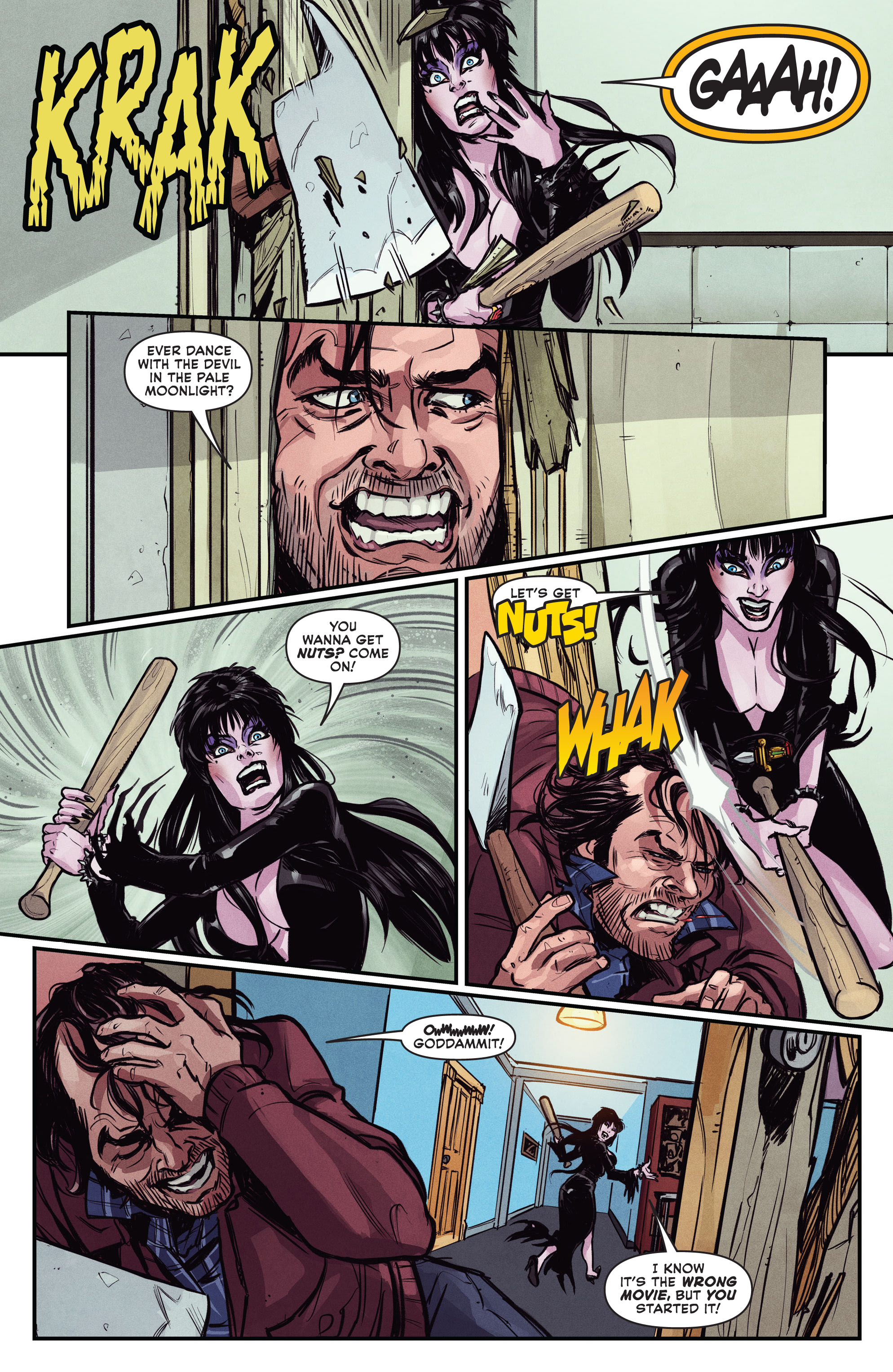 Read online Elvira in Horrorland comic -  Issue #2 - 17