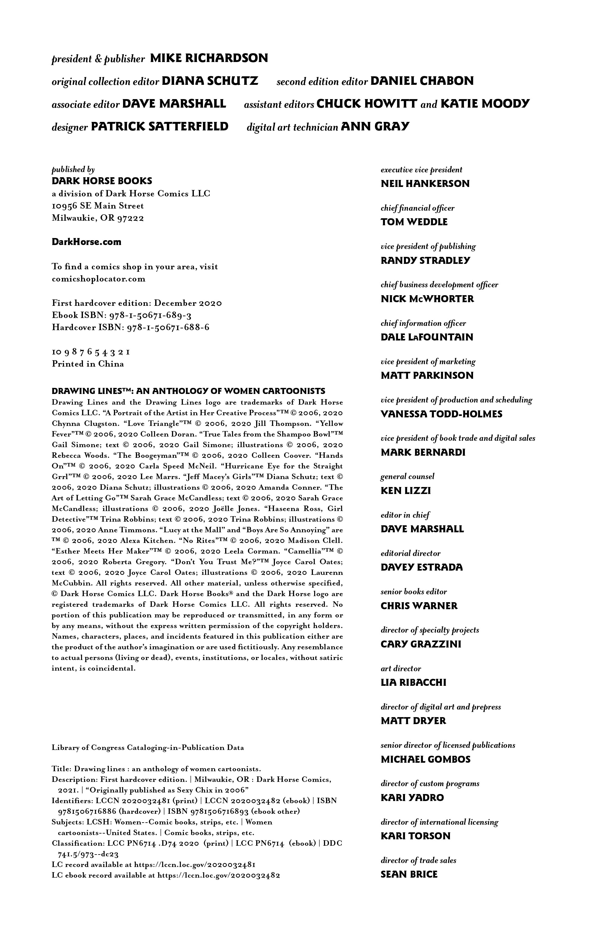 Read online Drawing Lines: An Anthology of Women Cartoonists comic -  Issue # TPB - 4