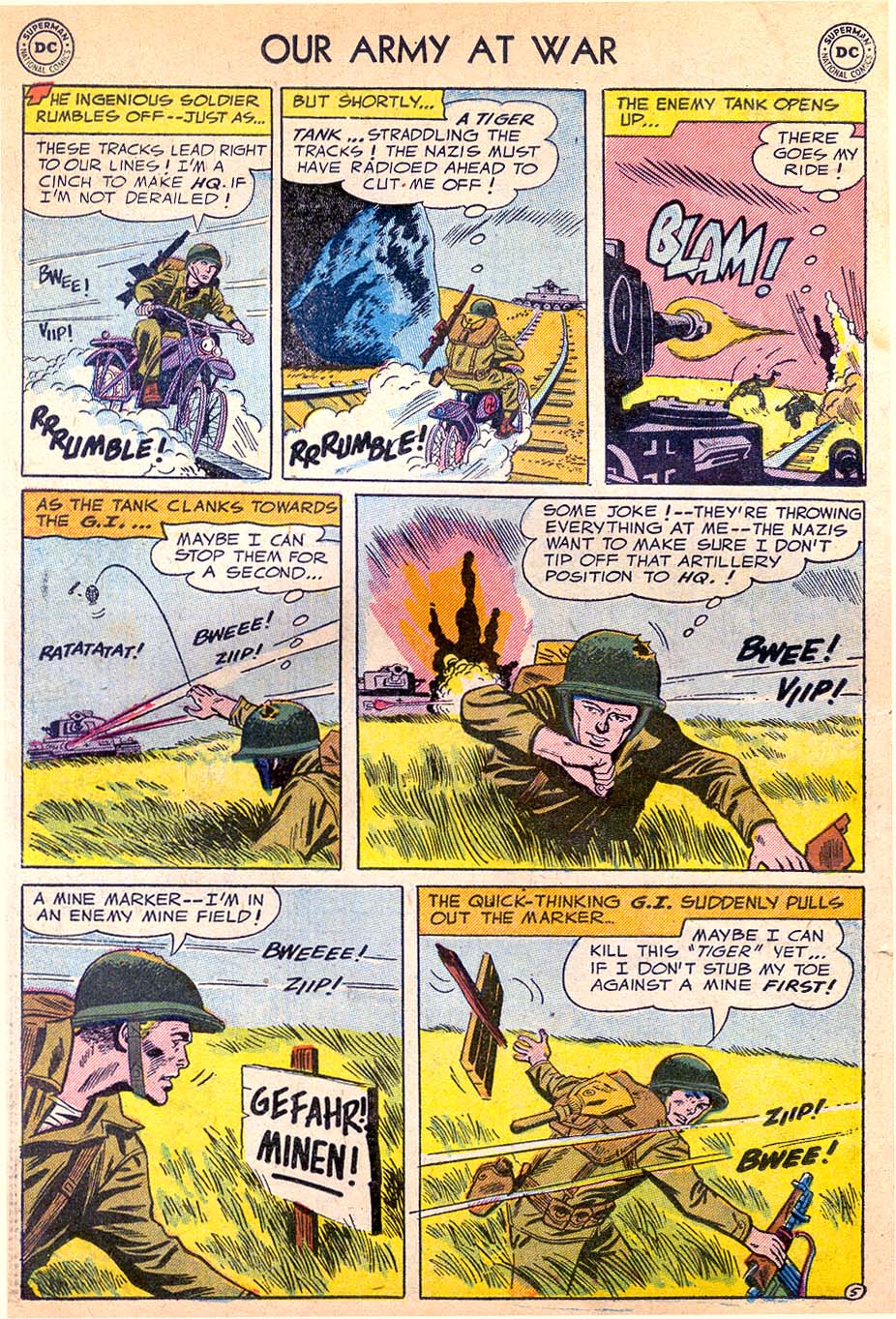 Read online Our Army at War (1952) comic -  Issue #45 - 22